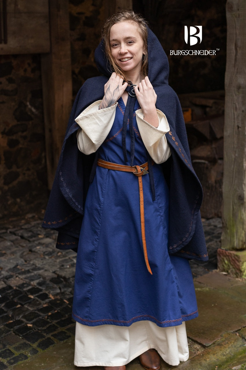 Premium Blue Cape Affra - Stylish & Comfortable Cape for Women | Perfect for Parties, Weddings & Special Occasions