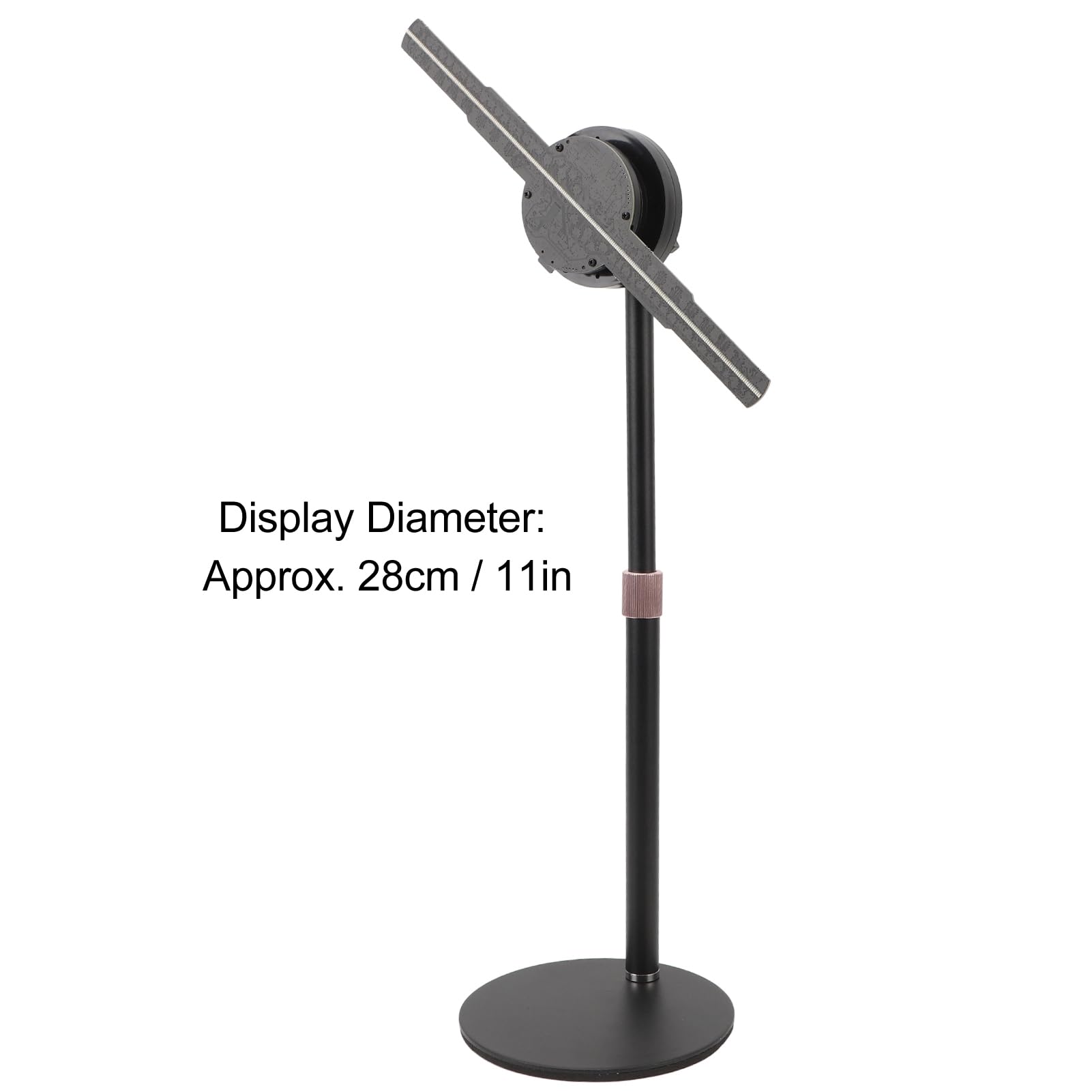 3D Holographic Fan with 256 LED Lights - HD Hologram Projector for Advertising Display, APP Controlled, 16GB Built-in Memory, Compatible with Windows/Android/iOS - Perfect for Retail Stores, Trade Shows, and Digital Signage