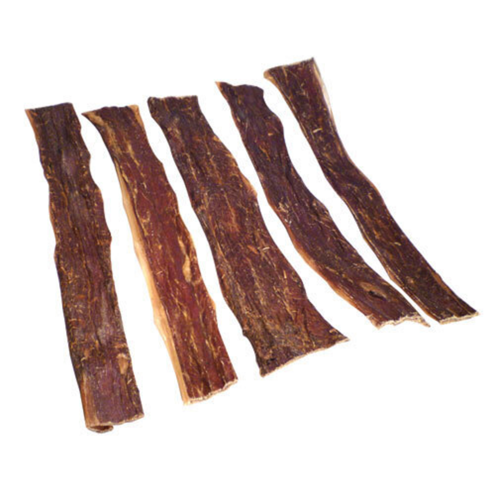 Canine Cavair Buffalo Jerky Flat Dog Treats - Grain-Free, High-Protein Snacks for Dogs - Perfect for Training, Rewards & On-the-Go Treats