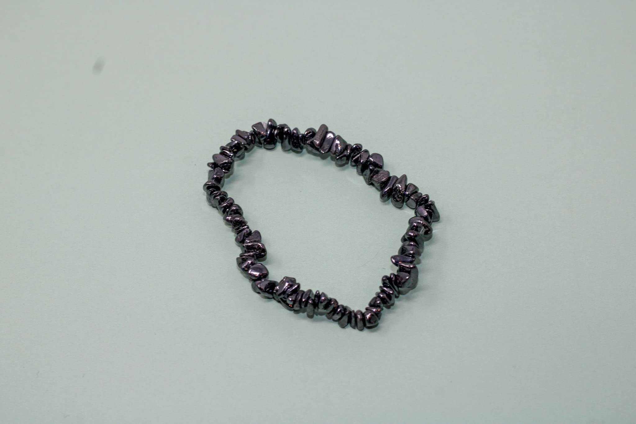 **Hematite Crystal Bracelet for Women - Black Beaded Stretch Bracelet for Pain Relief & Healing | Hematite Stone Jewelry for Stress Relief, Energy Balance & Fashion Accessories | Perfect for Meditation, Yoga & Everyday Wear**