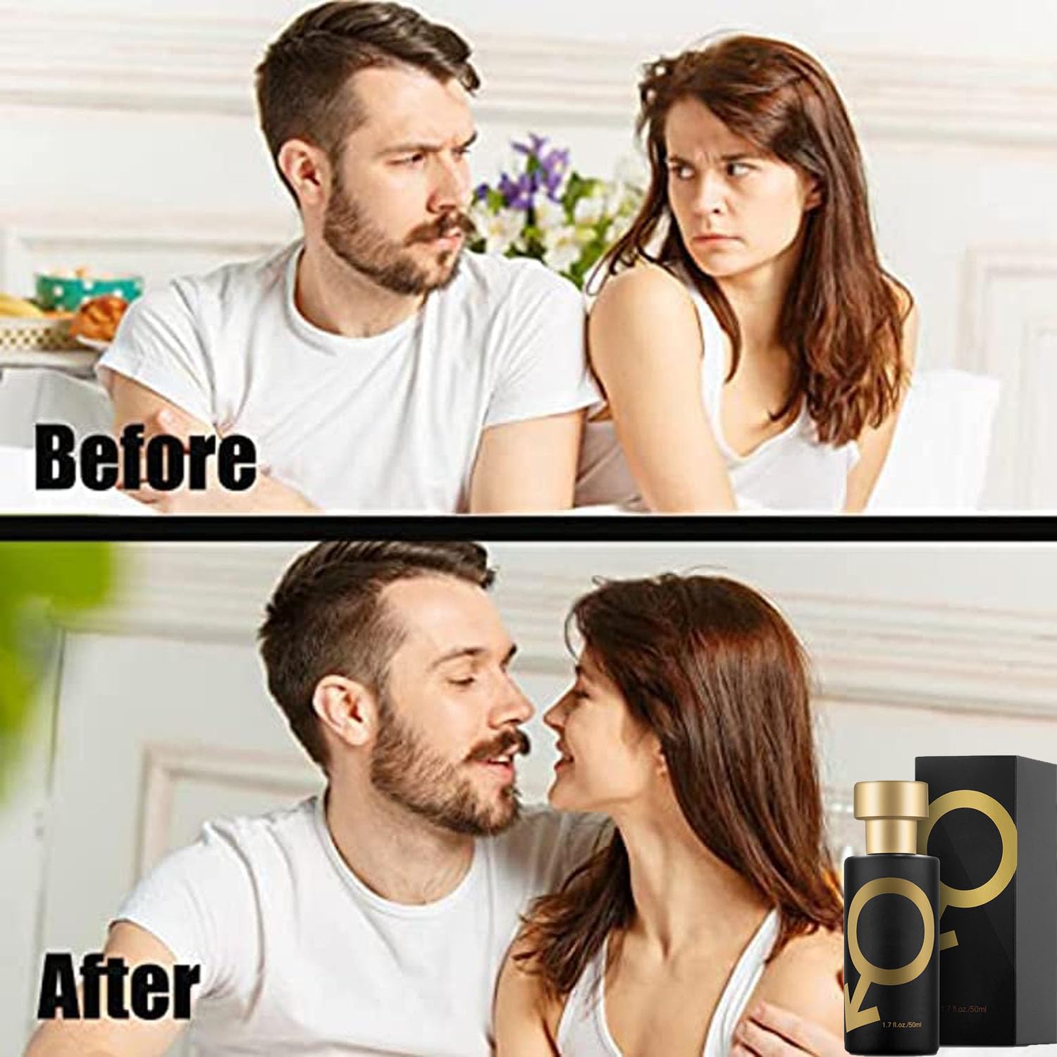 Alpha Touch Cologne for Men - Premium Pheromone Perfume with Attraction Power (2 Pack) | Long-Lasting Scent for Dating, Nightlife & Confidence Boost