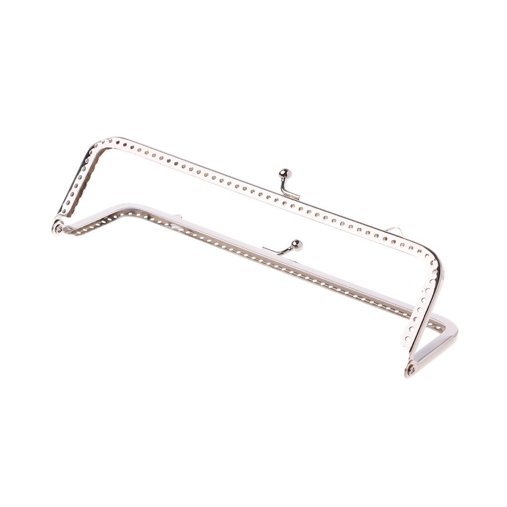 SimpleLif Square Metal Purse Frames - 18cm DIY Handbag Clasp Lock Handle Accessories for Women's Bags, Purses & Craft Projects | Perfect for Sewing, Leatherworking & Upcycling Vintage Bags