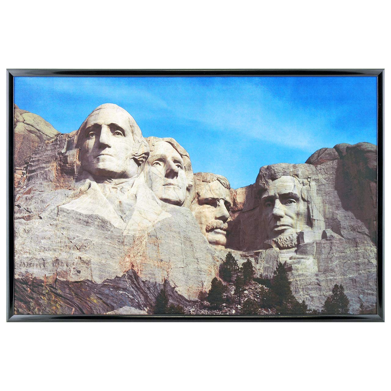 11x17 Black Plastic Picture Frames - Set of 2 - Lightweight & Durable Photo Frames for Wall or Tabletop Display - Perfect for Home, Office, or School Decor