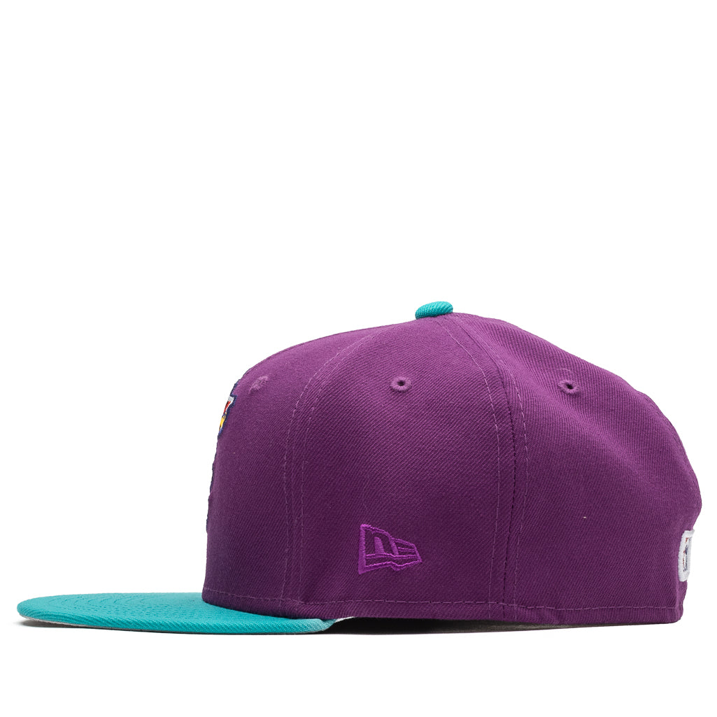 New Era x Politics Wisconsin Timber Rattlers 59FIFTY Fitted Baseball Cap - Magenta/Glacier Color - Perfect for Baseball Games & Streetwear Fashion