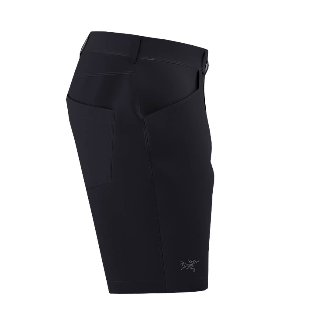 Arc'teryx Kragg Cotton Short 9-Inch - Men's Outdoor Hiking & Casual Shorts in Black - Perfect for Camping, Travel & Summer Adventures