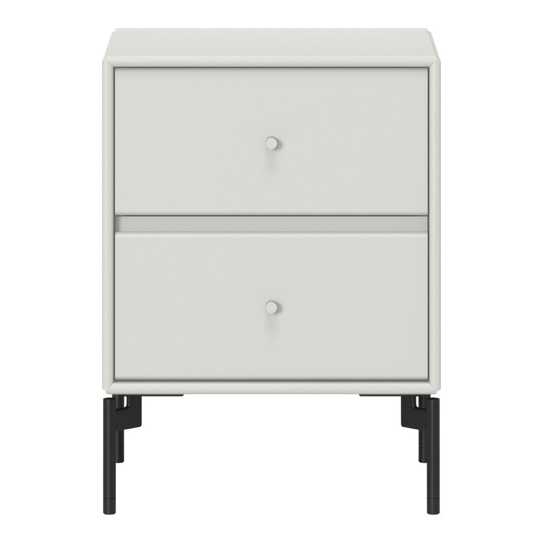 Modern Wooden Drift Bedside Table with Sturdy Legs - Perfect for Bedroom, Living Room, or Office Nightstand