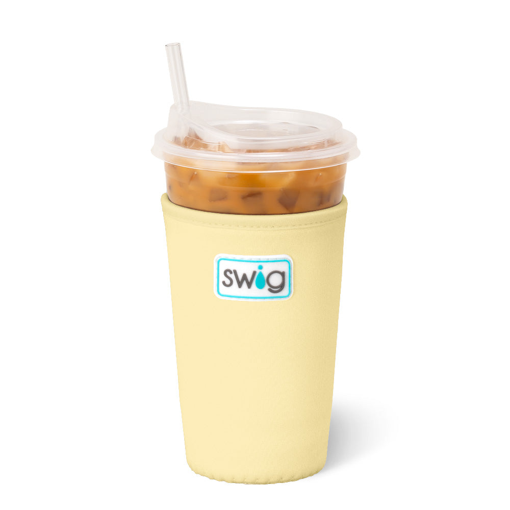 Buttercup Medium Iced Cup Coolie - Insulated Sleeve for 20oz Tumblers, Perfect for Iced Coffee, Smoothies & Cold Drinks at Home, Office or Travel