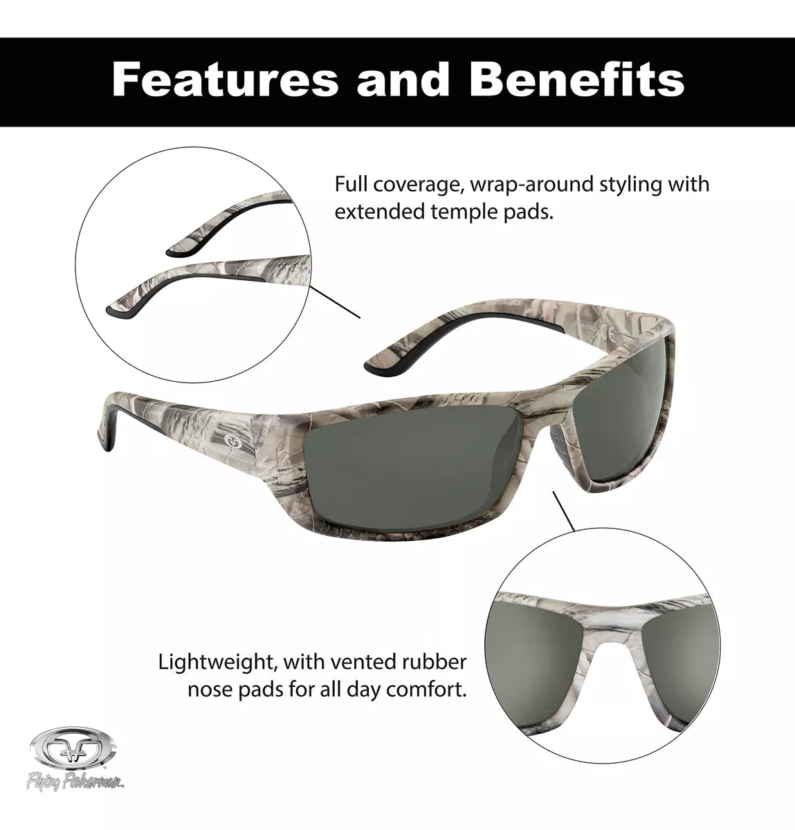 Khakhi Buchanan Polarized Sunglasses with AcuTint UV Protection - Lightweight & Stylish for Driving, Fishing, Hiking & Outdoor Activities | UV400 Blocking & Anti-Glare Lenses