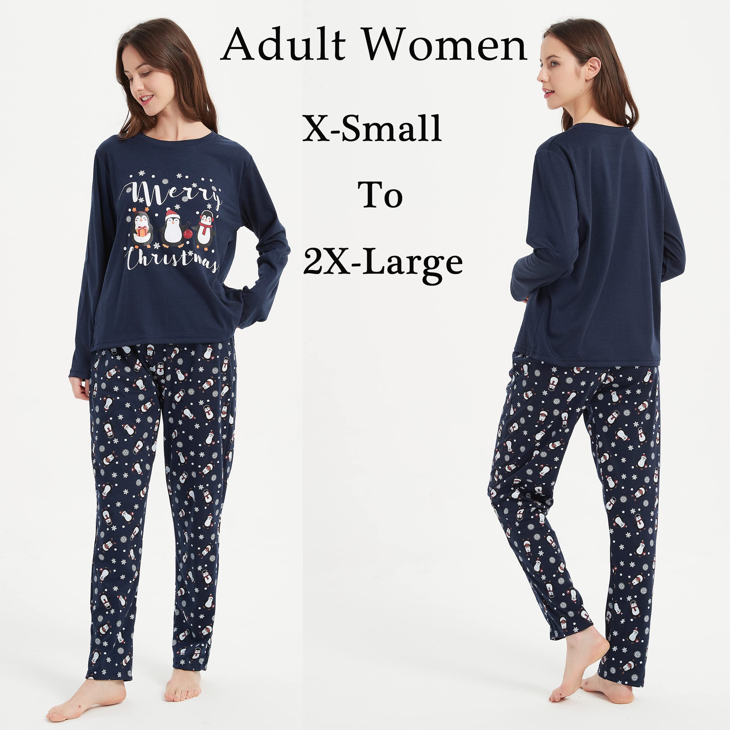 Vozanet Santa Pajama Set - Family Matching Christmas Sleepwear for Men, Women & Kids | Holiday Cozy Outfit