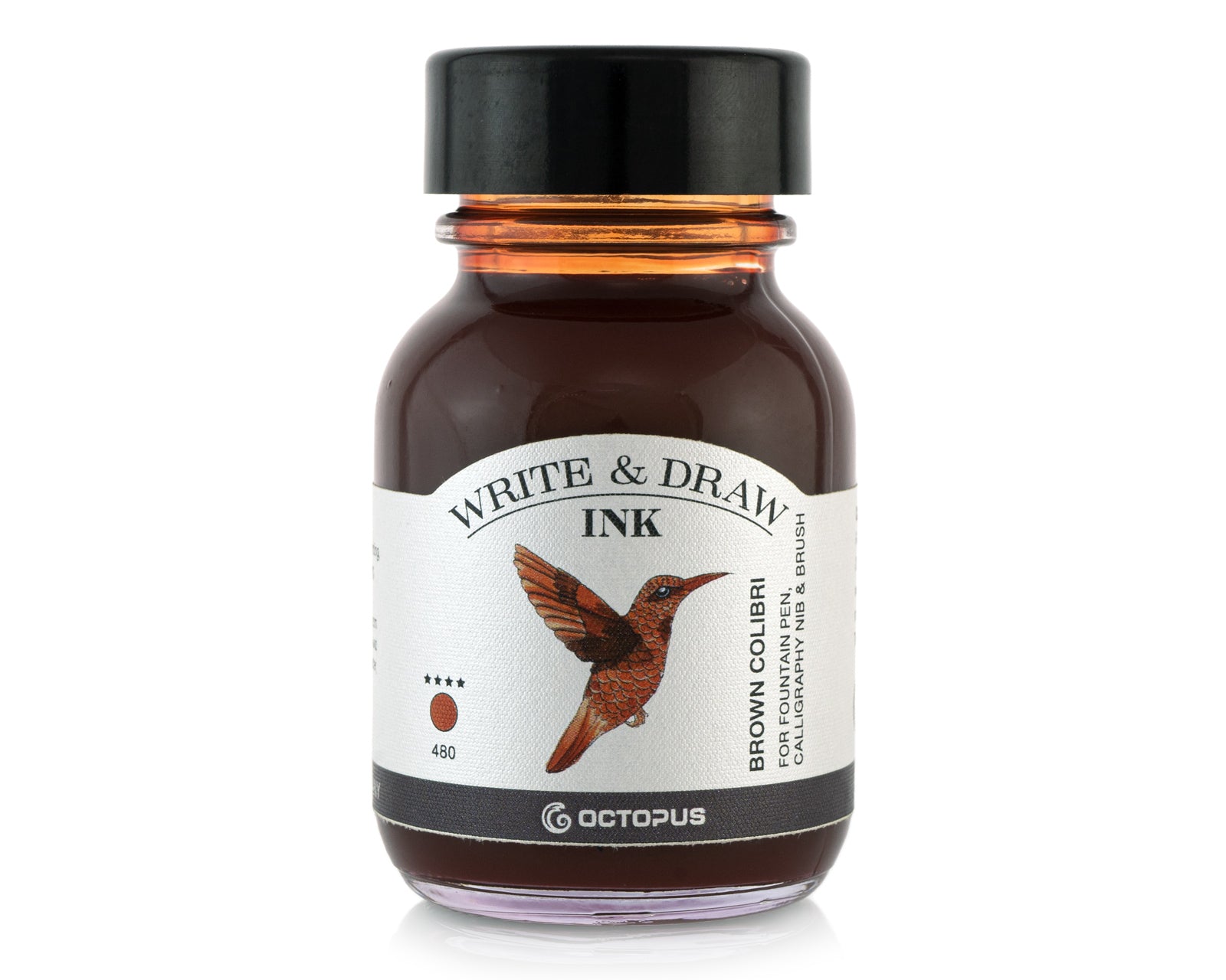 Octopus Ink for Writing & Drawing - 50ml Bottle - Perfect for Calligraphy, Art Projects, and DIY Crafts