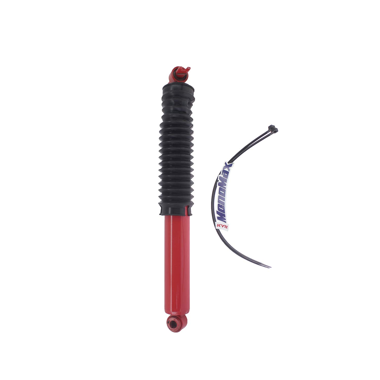 KYB 565054 MonoMax Gas Shock Absorber - Red - Heavy-Duty Performance for Trucks, SUVs, and Off-Road Vehicles - Smooth Ride & Enhanced Control
