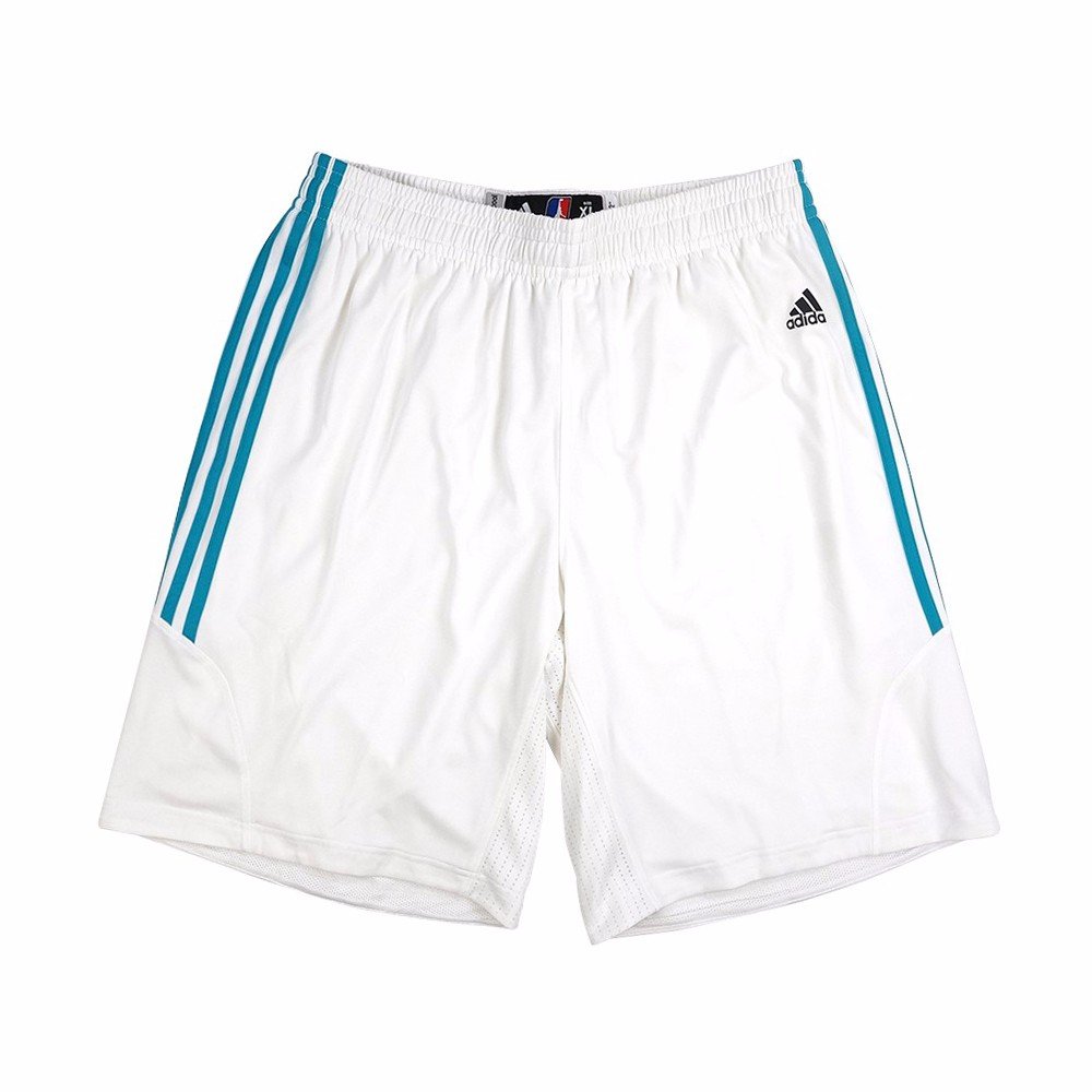 **Adidas Greensboro Swarm NBADL Authentic On-Court Pro Cut Basketball Shorts for Men - White, 4XLT - Perfect for Basketball Games, Training & Casual Wear**