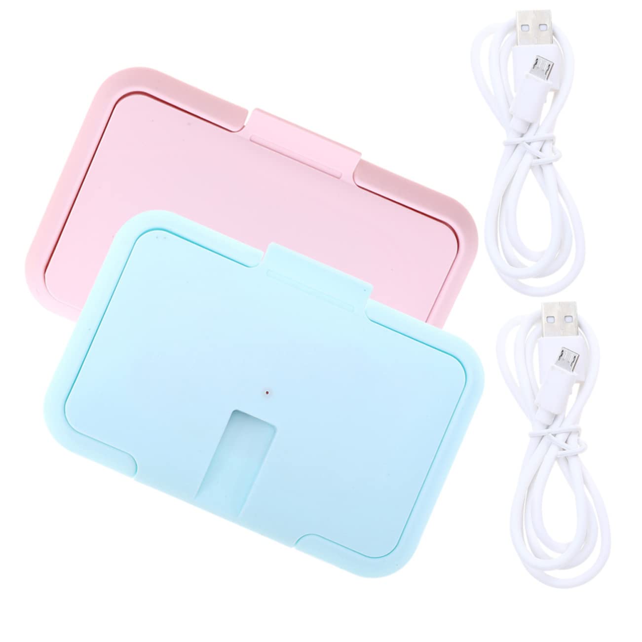Toyvian 4-Pack USB-Powered Baby Wipe Warmer - Portable Diaper Warmer for Wet Wipes & Tissues - Perfect for Nursery, Travel & On-the-Go Diaper Changes