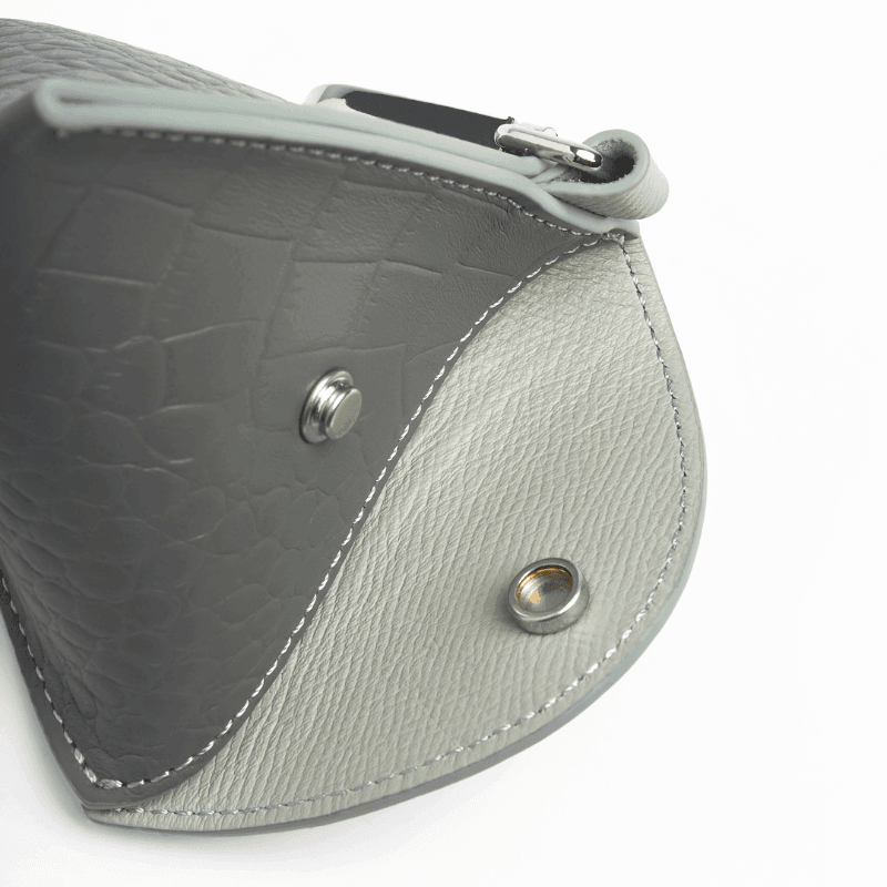 Premium Moonstone Leather Dog Poop Bag Holder - Stylish & Durable for Small to Medium Dogs - Perfect for Walks, Hikes, and Outdoor Adventures