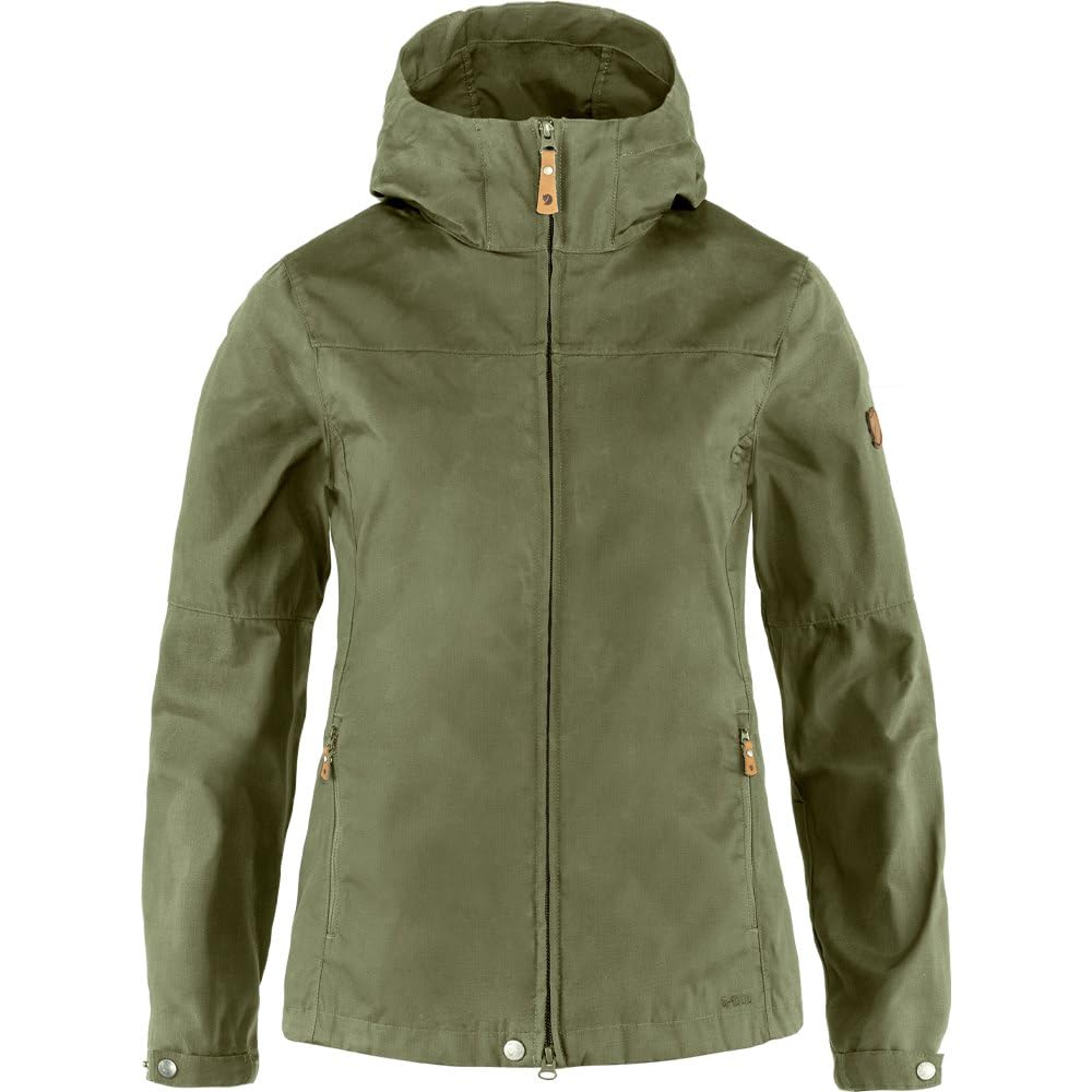 Fjallraven Stina Jacket for Women - Waterproof Outdoor Windbreaker with Hood - Perfect for Hiking, Camping & Travel