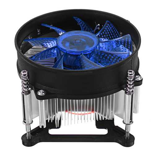 90x90x25mm 4-Pin RGB LED CPU Cooling Fan 12V - Compatible with Intel LGA 1150/1151/1155/1156 Sockets - Perfect for PC Gaming, Overclocking & Computer Case Cooling