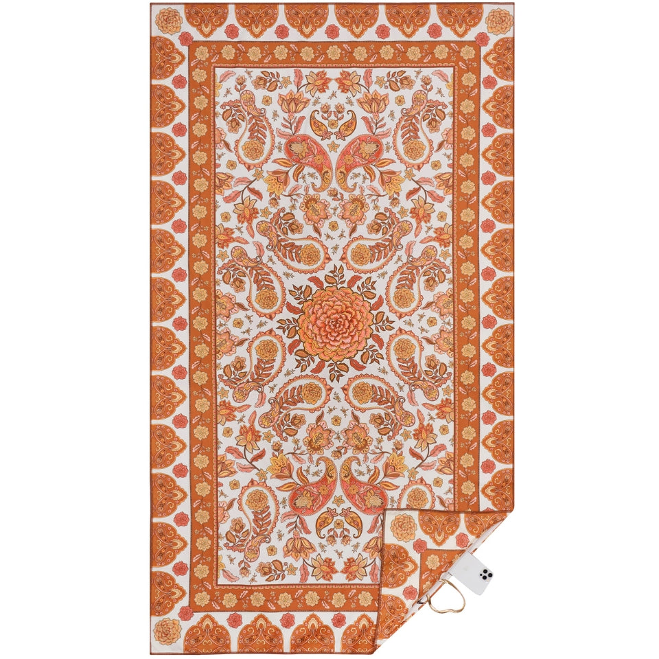 Marigold Sand-Free Beach Towel - Quick Dry, Super Absorbent, Lightweight - Perfect for Beach, Pool, Picnic & Travel