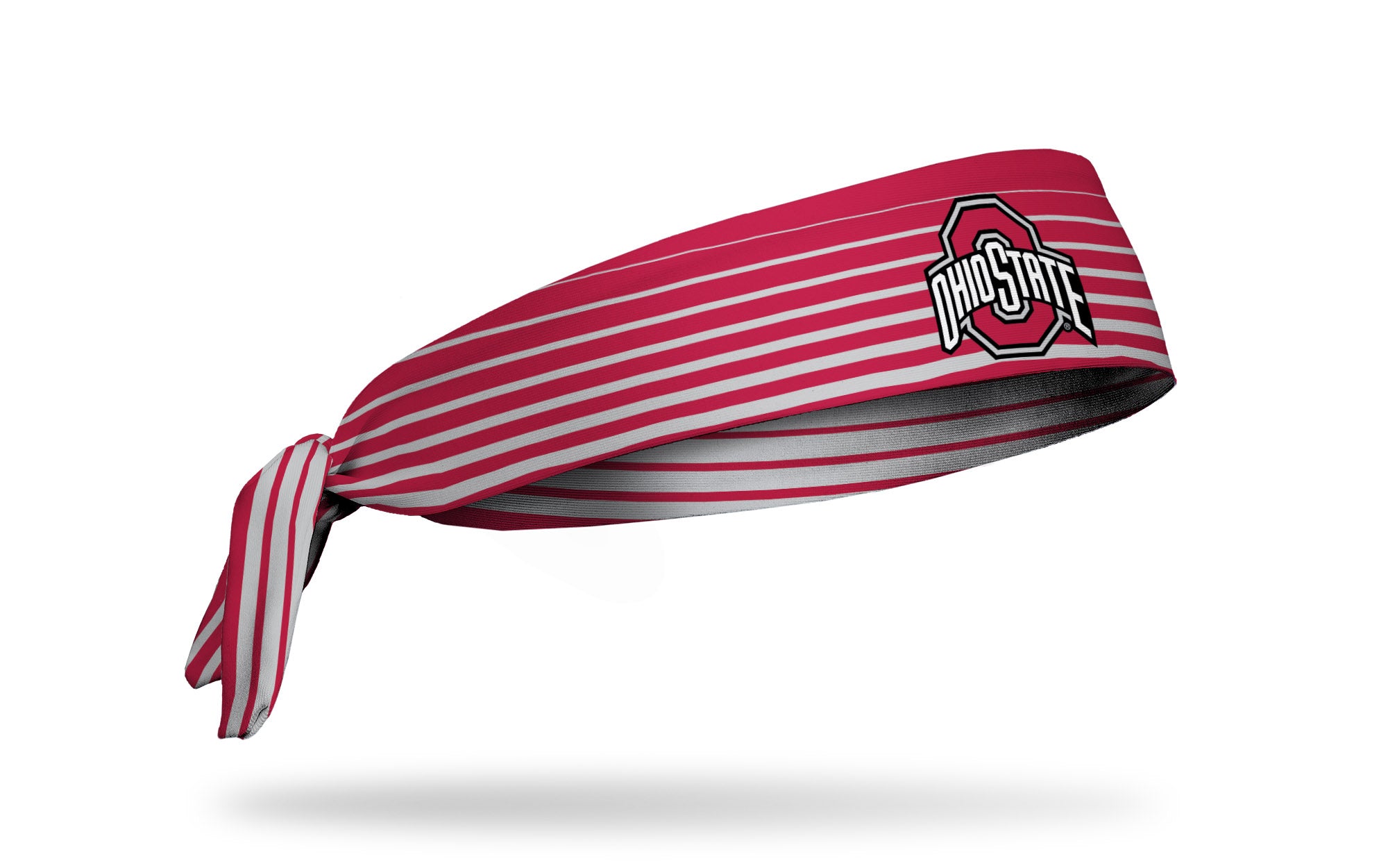 Ohio State Buckeyes Gradient Stripe Flex Tie Headband - Adjustable Sports Headband for Running, Workouts & Game Day - Perfect for Fans & Athletes