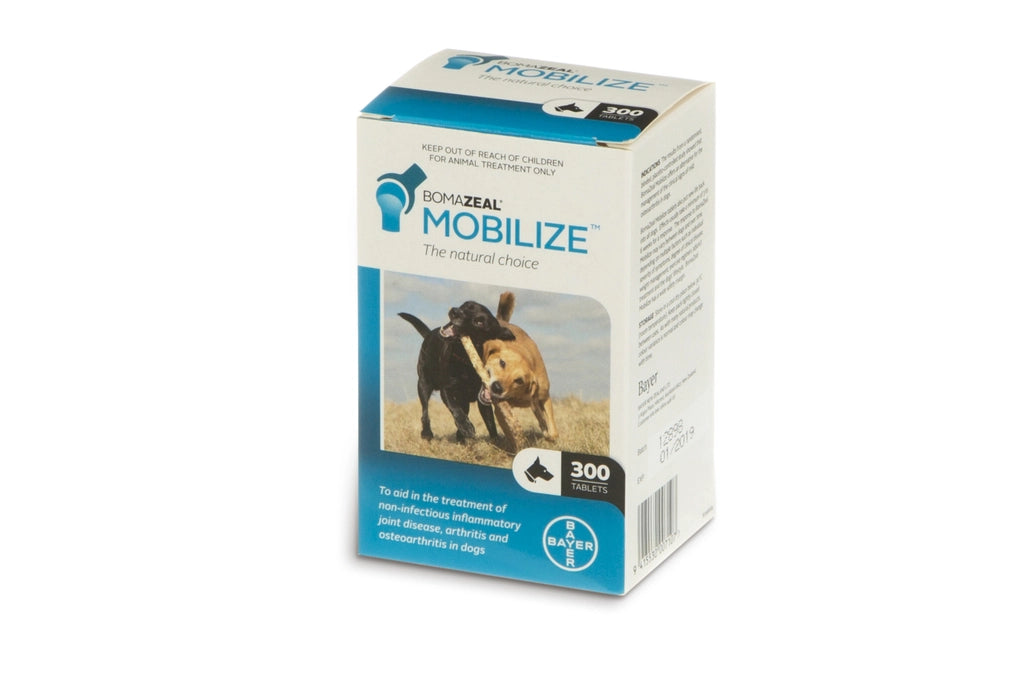 Bomazeal Mobilize Dog Tablets 300 Pack - Premium Joint Support Supplement for Dogs - Ideal for Active & Senior Dogs - Perfect for Daily Use & Outdoor Adventures
