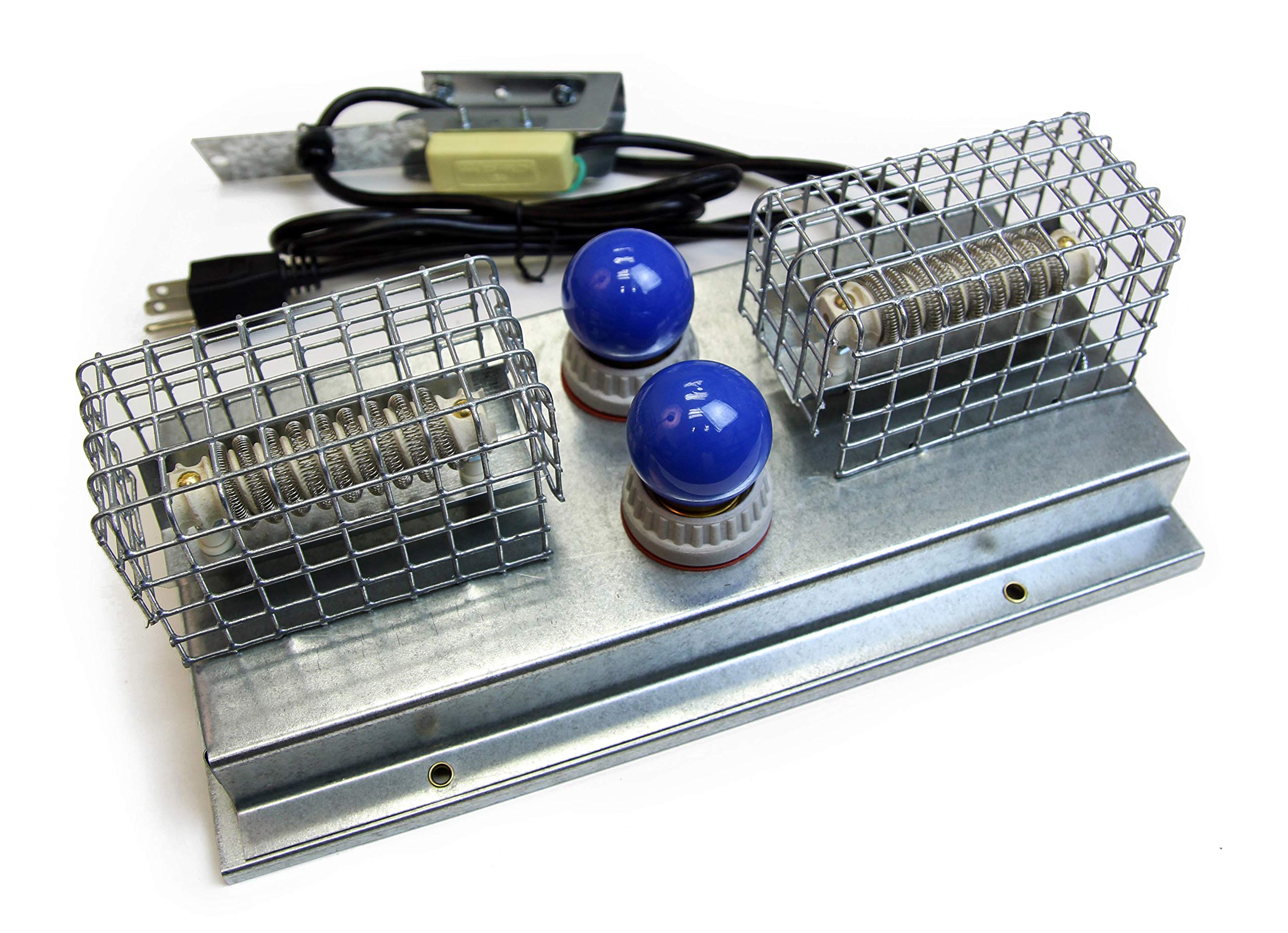 Pinnon Hatch Farms 0537 - 110V Replacement Heater & Thermostat for Chicken Brooder Box - Perfect for Poultry Farming, Egg Incubation, and Chick Rearing