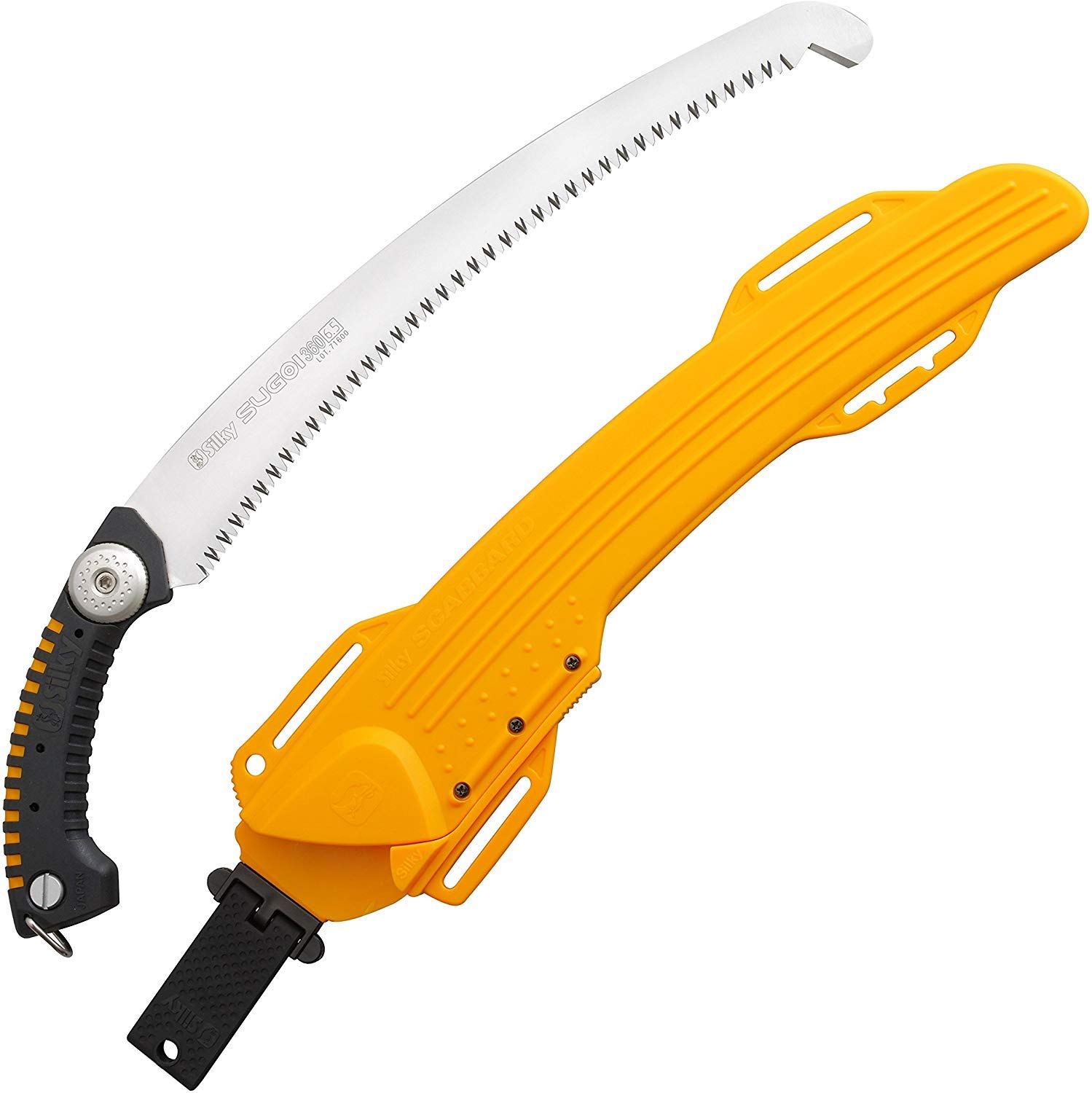 Professional Curved Landscaping Hand Saw - SILKY Sugoi 360mm with Extra Large Teeth (Pack of 2) - Ideal for Tree Pruning, Gardening, and Outdoor Landscaping