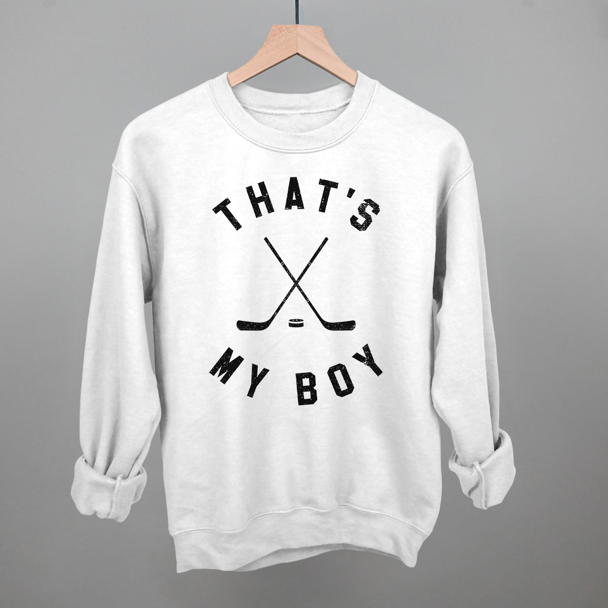 That's My Boy Hockey Jersey - Custom Name & Number Hockey Shirt for Kids & Youth - Perfect for Games, Practices & Fan Support