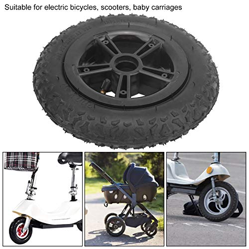 8 Inch Wheel Tire - Heavy Duty Inflatable Replacement Tire for Electric Scooters, E-Bikes, and Baby Strollers - Perfect for Commuting, Urban Travel, and Family Outings