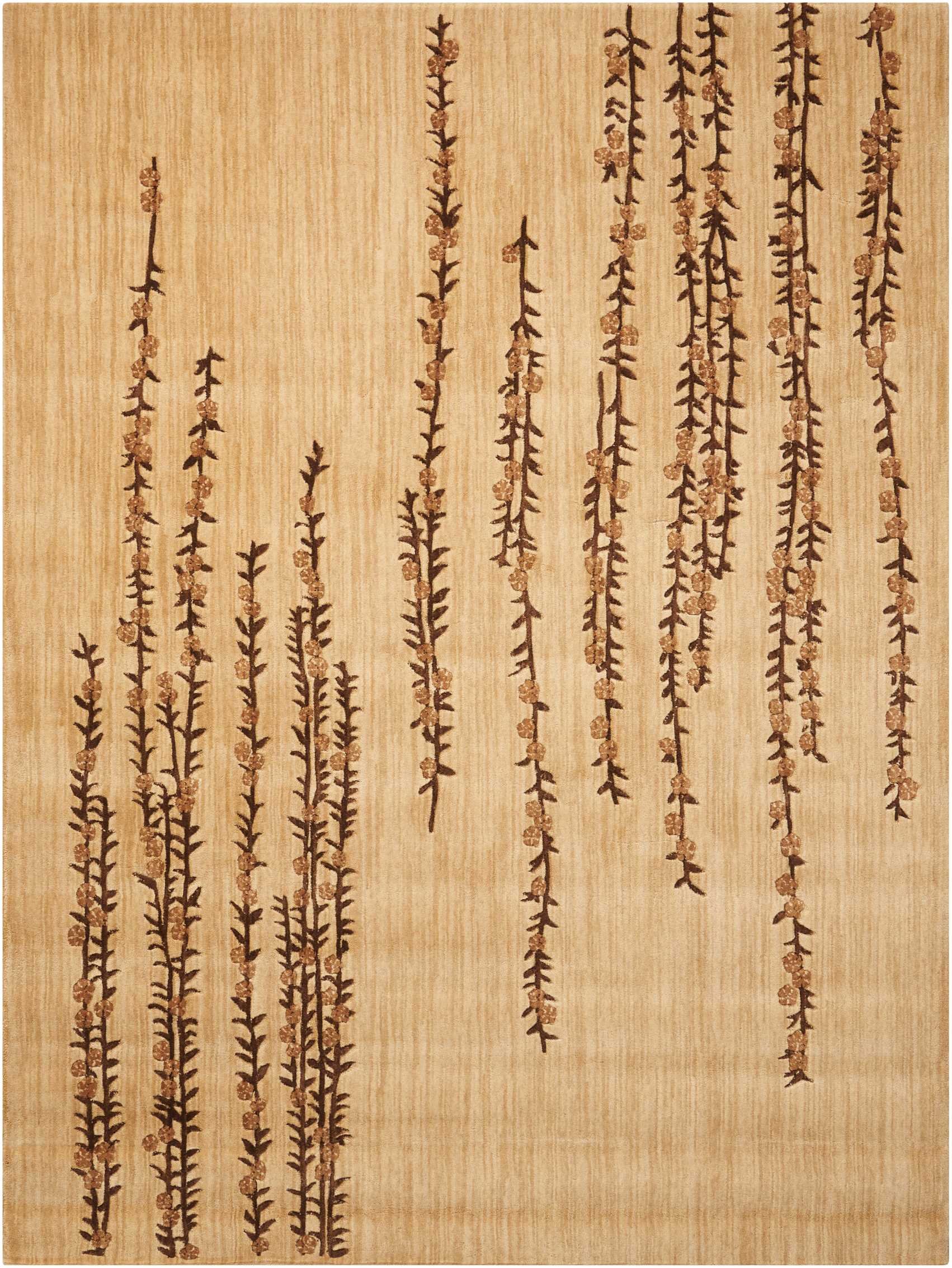 Nourison Radiant Impression Floral Beige 2' x 3' Area Rug - Easy to Clean, Non-Shedding, Soft & Durable - Perfect for Bedroom, Living Room, Dining Room & Kitchen Decor (2x3)