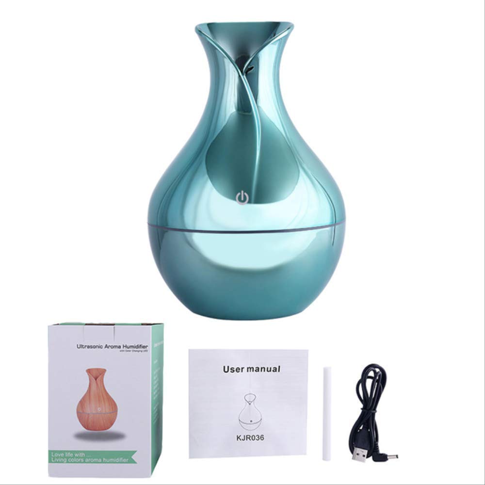 XCY 130Ml USB Air Humidifier & Aroma Diffuser - Mini Wood Grain Essential Oil Diffuser for Home, Office, Bedroom - Perfect for Dry Air Relief and Aromatherapy