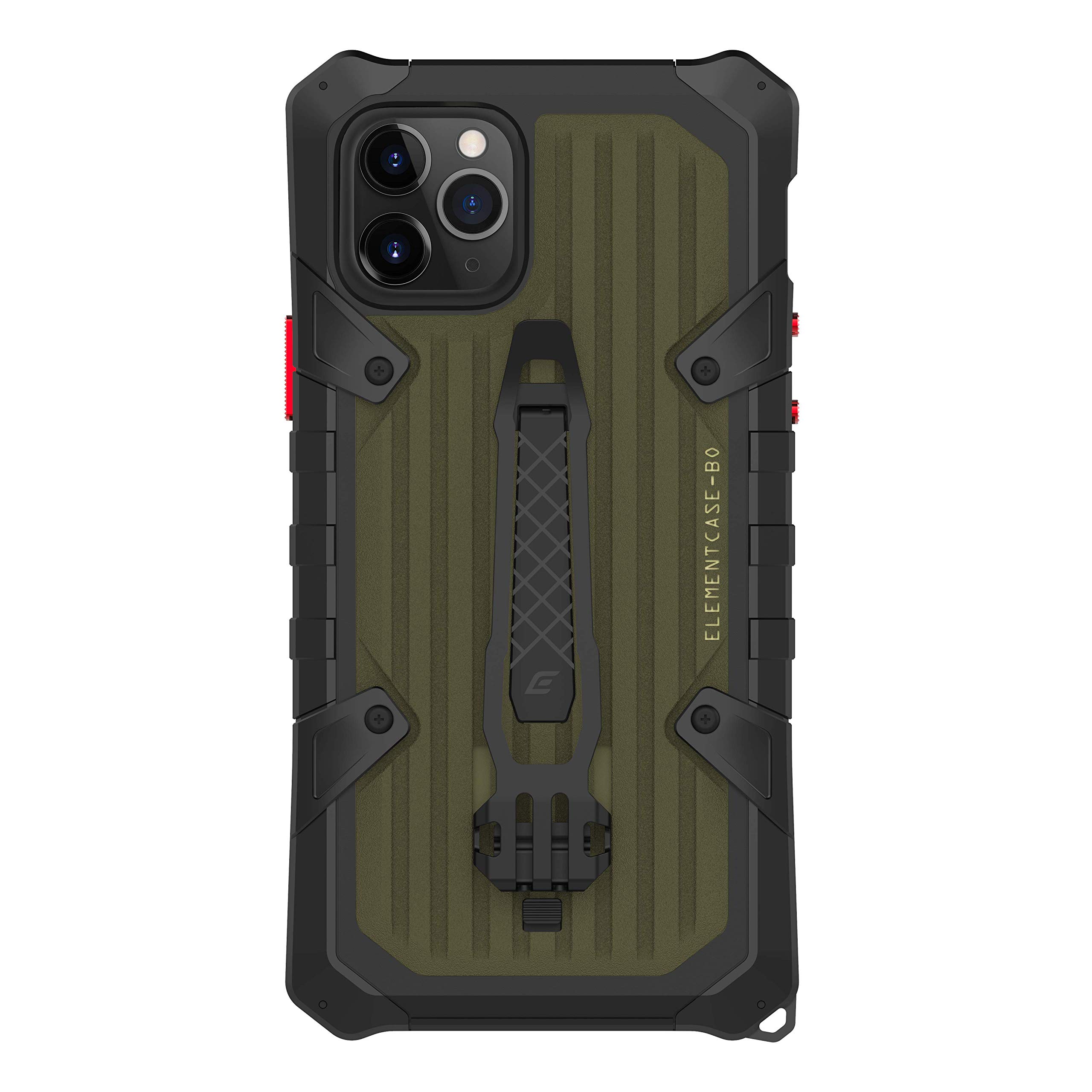 Element Case Black Ops Elite '19 Protective Case for iPhone 11 Pro Max - Military Grade Shockproof Cover with Olive Green Camo Design | Perfect for Outdoor Adventures, Hiking & Extreme Sports Protection