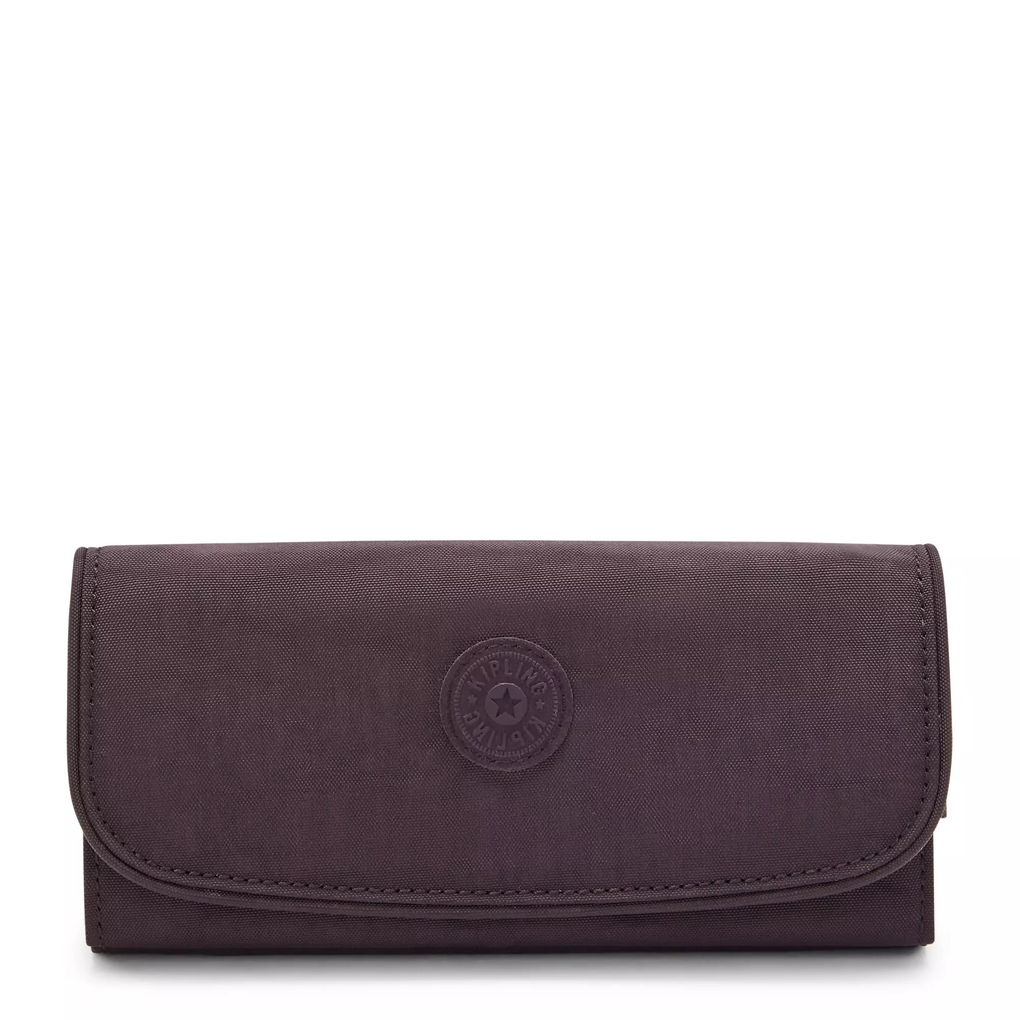 Kipling Money Land Snap Wallet - RFID Blocking Slim Wallet for Women - Ultimate Plum - Perfect for Travel, Shopping & Everyday Use
