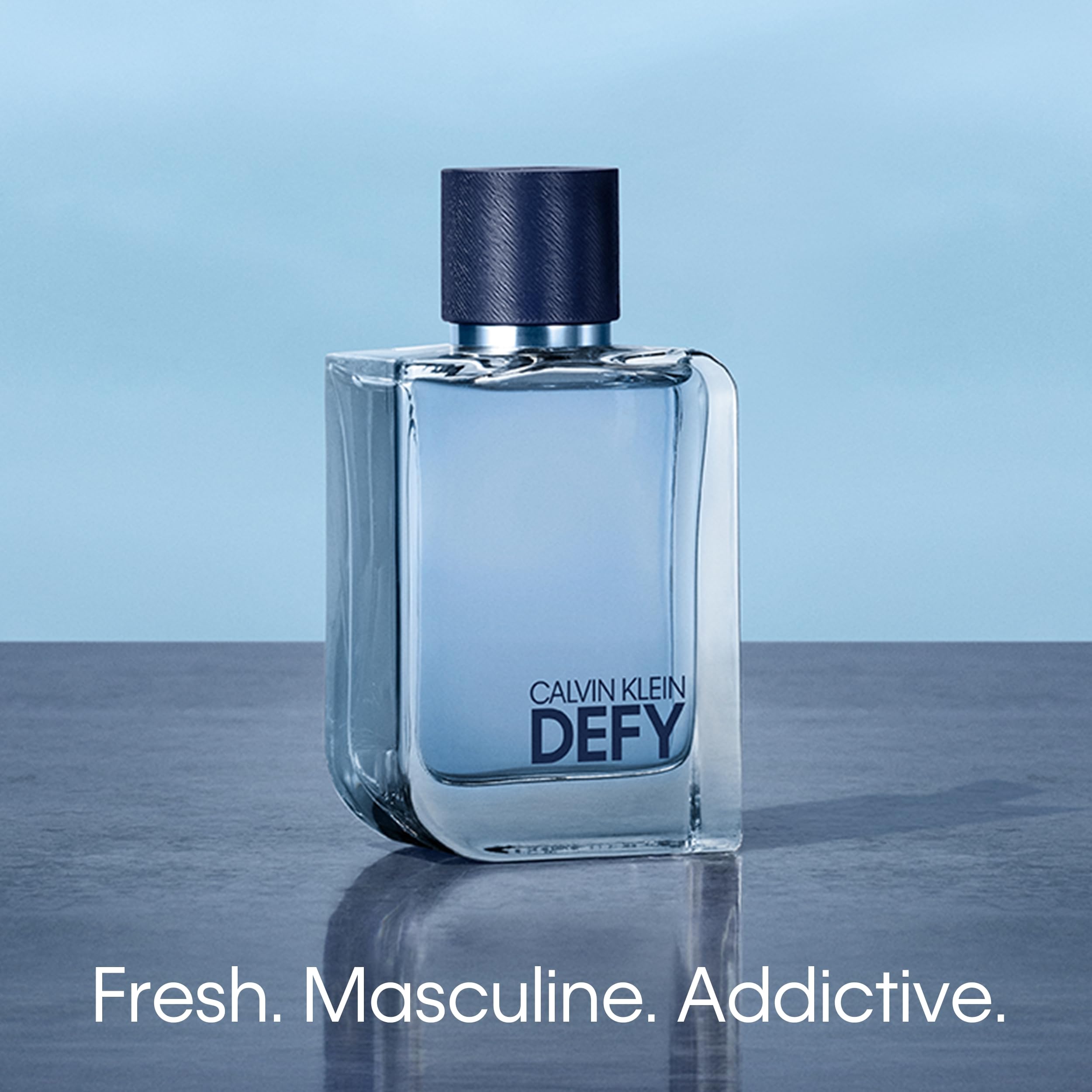 Calvin Klein Defy Eau de Toilette for Men - Woody Cologne with Bergamot, Lavender & Vetiver Notes - Long Lasting Fragrance - Perfect for Date Night, Office & Special Occasions
