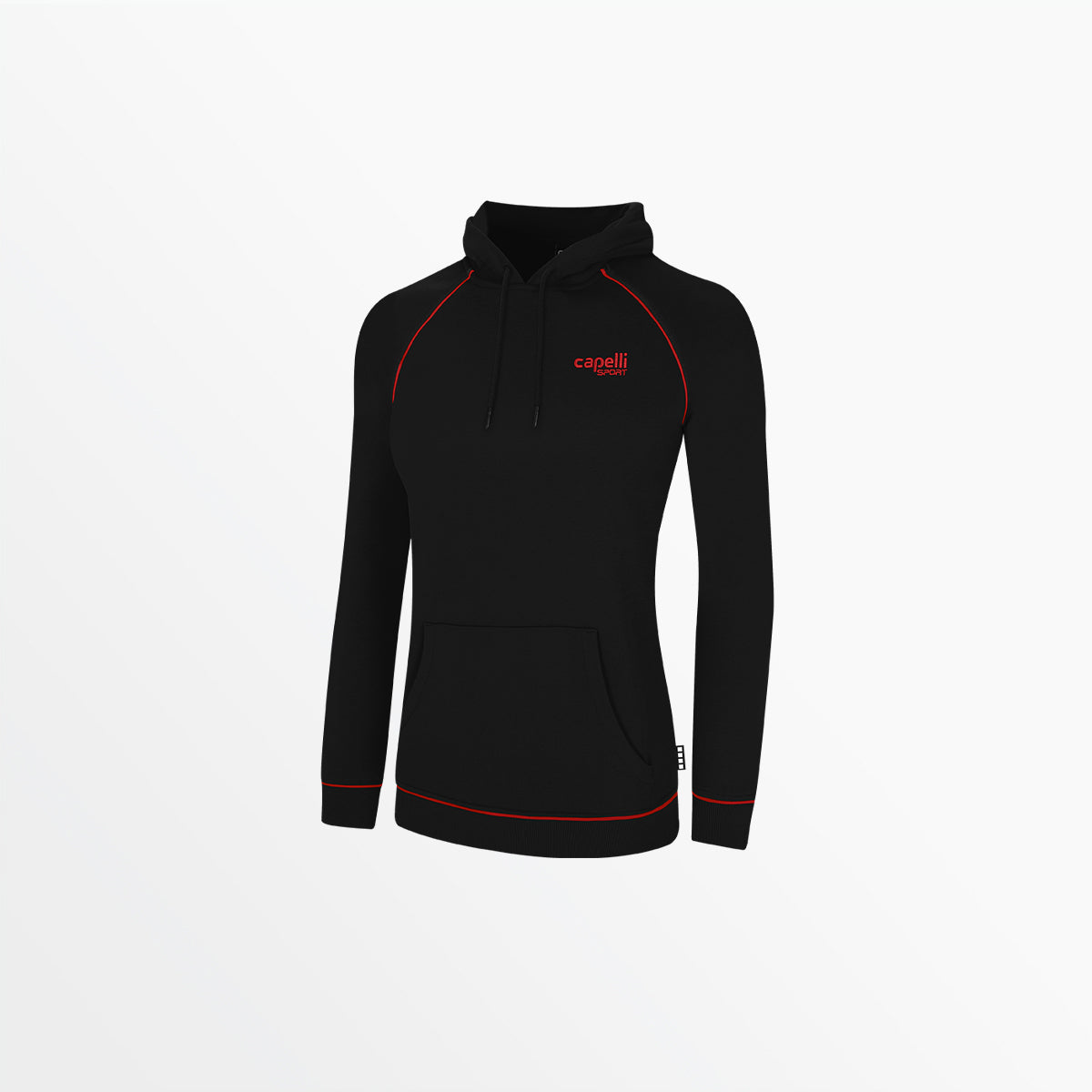Women's Empire Pullover Hoodie with Piping - Cozy Fleece Sweatshirt for Casual Wear & Lounge Outfits | Trendy Streetwear & Athleisure Fashion