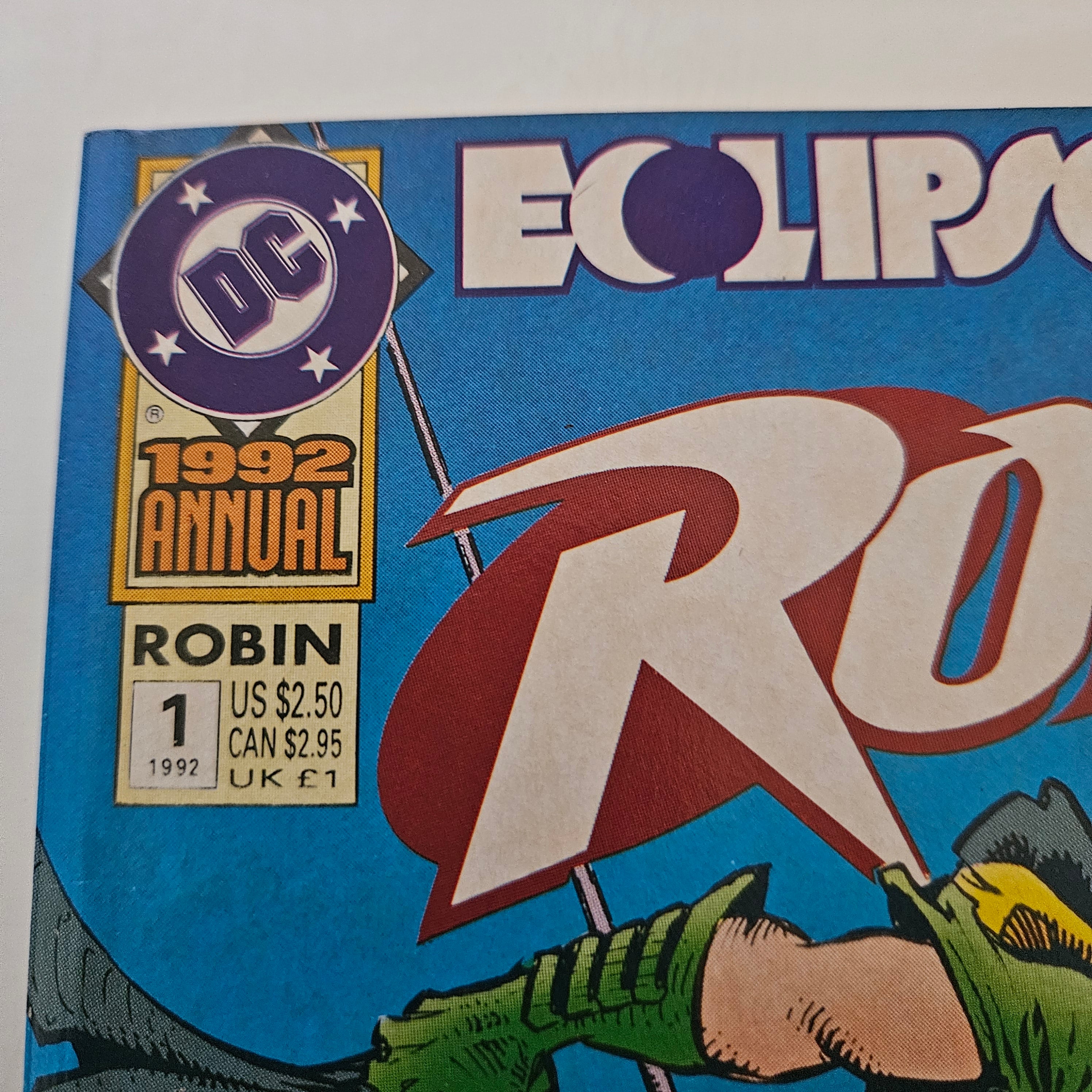 Robin: Eclipso - The Darkness Within #1: Shadow Play | DC Comics 1992 Vintage Collectible | Perfect for Comic Book Fans & DC Universe Collectors