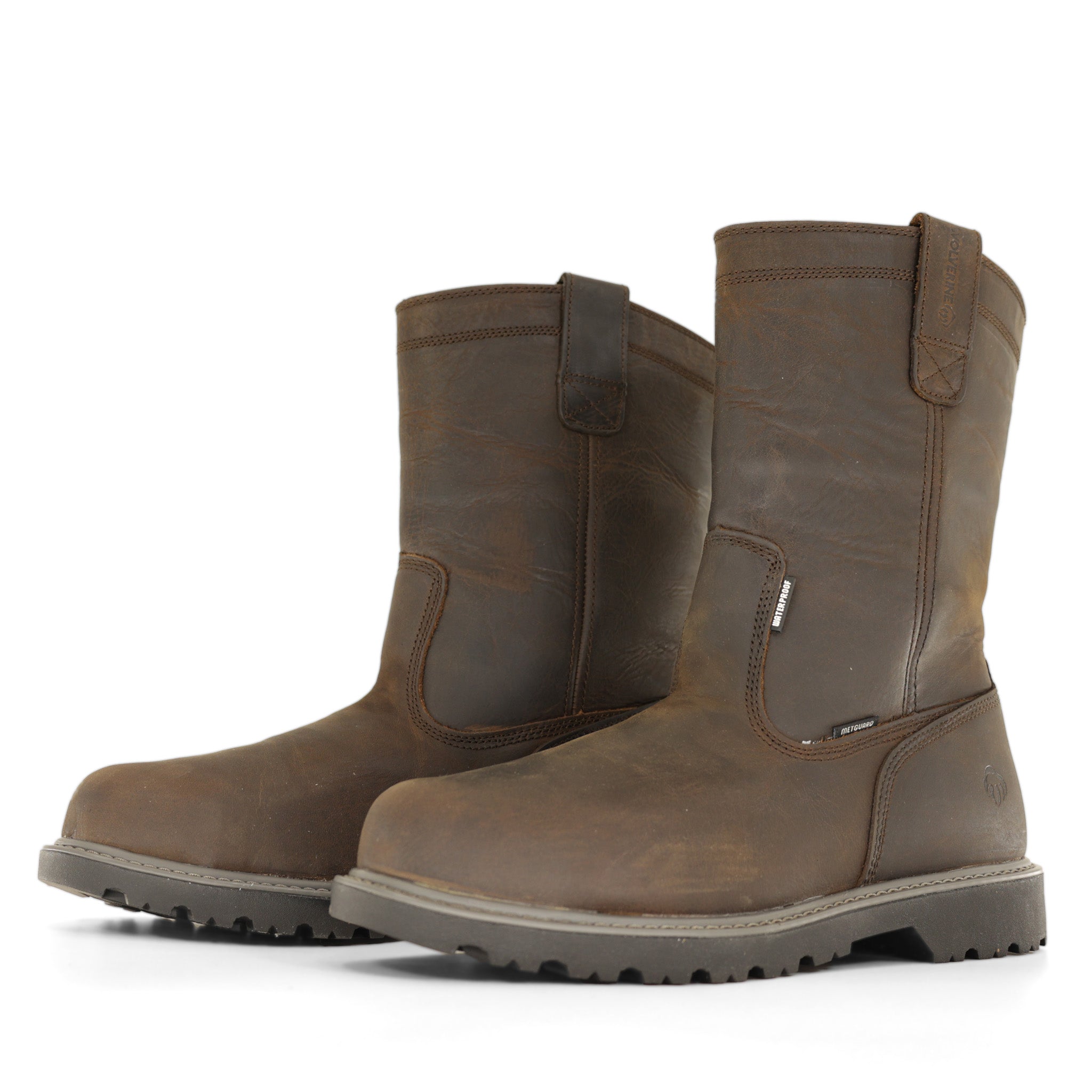 Slip-Resistant Safety Work Boots for Men - Non-Slip Oil & Waterproof Steel Toe Construction Shoes - Ideal for Construction, Warehouse, and Industrial Work Environments