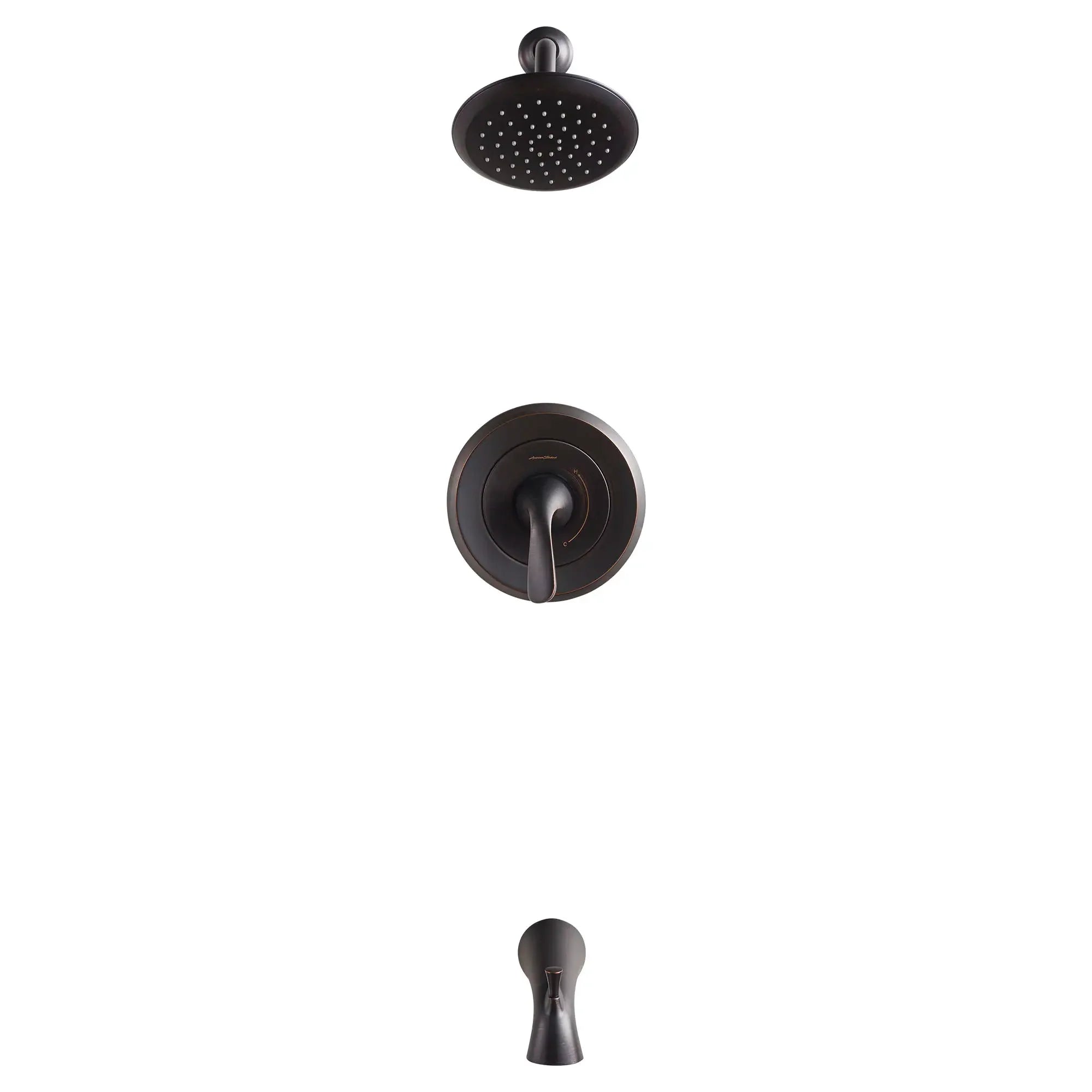 Fluent 1.8 GPM Water Saving Shower Trim Kit with Double Ceramic Pressure Balance Cartridge & Lever Handle - Perfect for Bathroom Renovation & Water Conservation