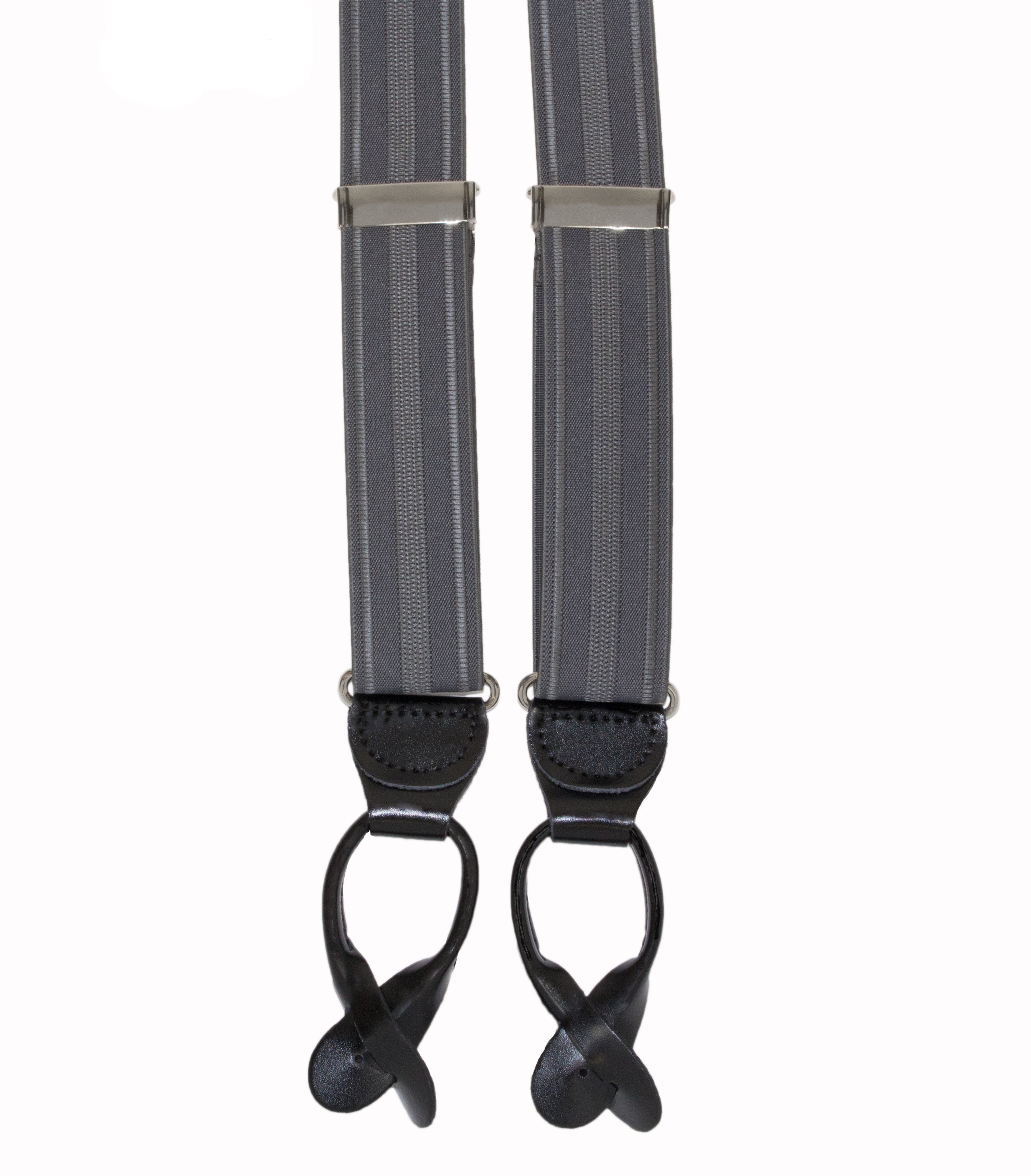 Style 51047 35MM Tone on Tone Suspenders for Men - Classic Adjustable Elastic Braces for Formal Wear, Business Attire & Vintage Outfits