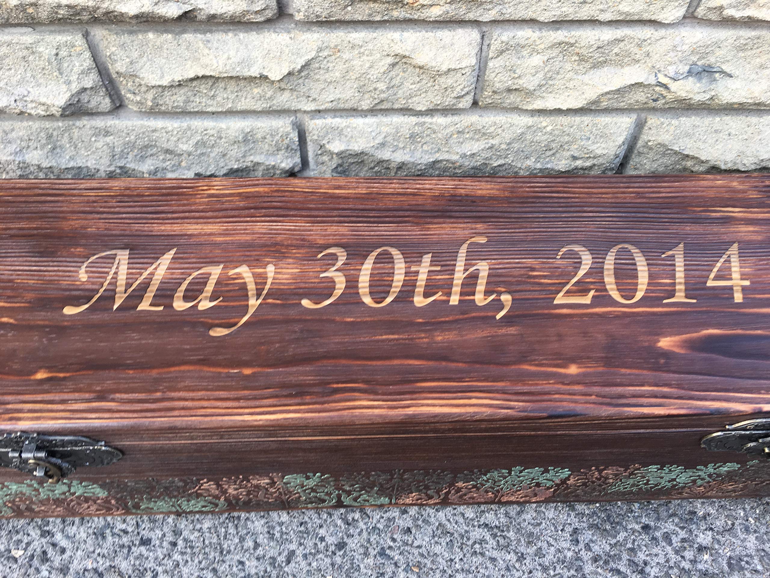 Personalized Engraved Wooden Gift Box - Custom 5th Anniversary Present for Her - Perfect for Wedding, Anniversary & Romantic Occasions