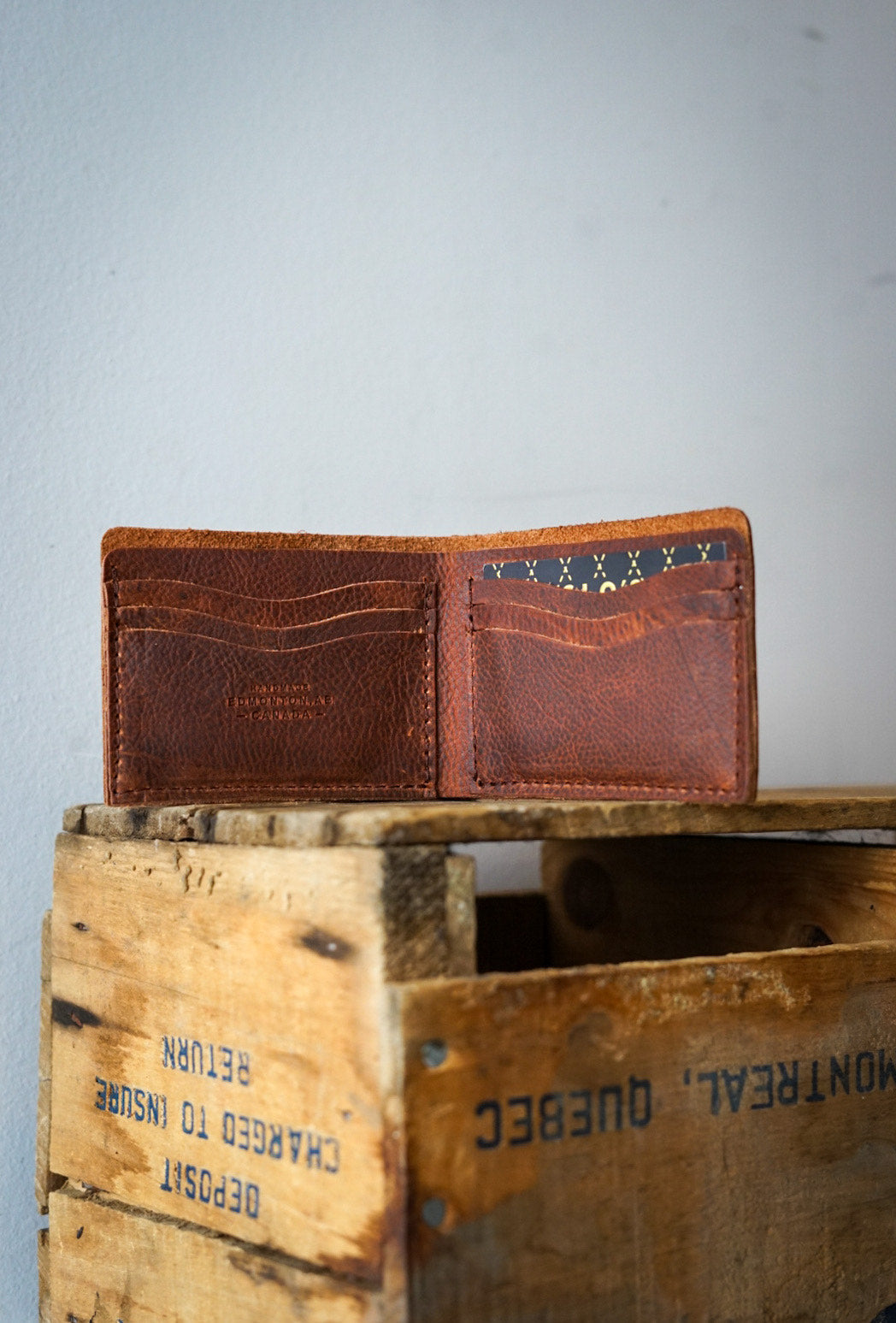 Premium Genuine Leather Bifold Wallet for Men - Kodiak Tan | RFID Blocking | Slim Minimalist Design | Perfect for Everyday Carry & Travel