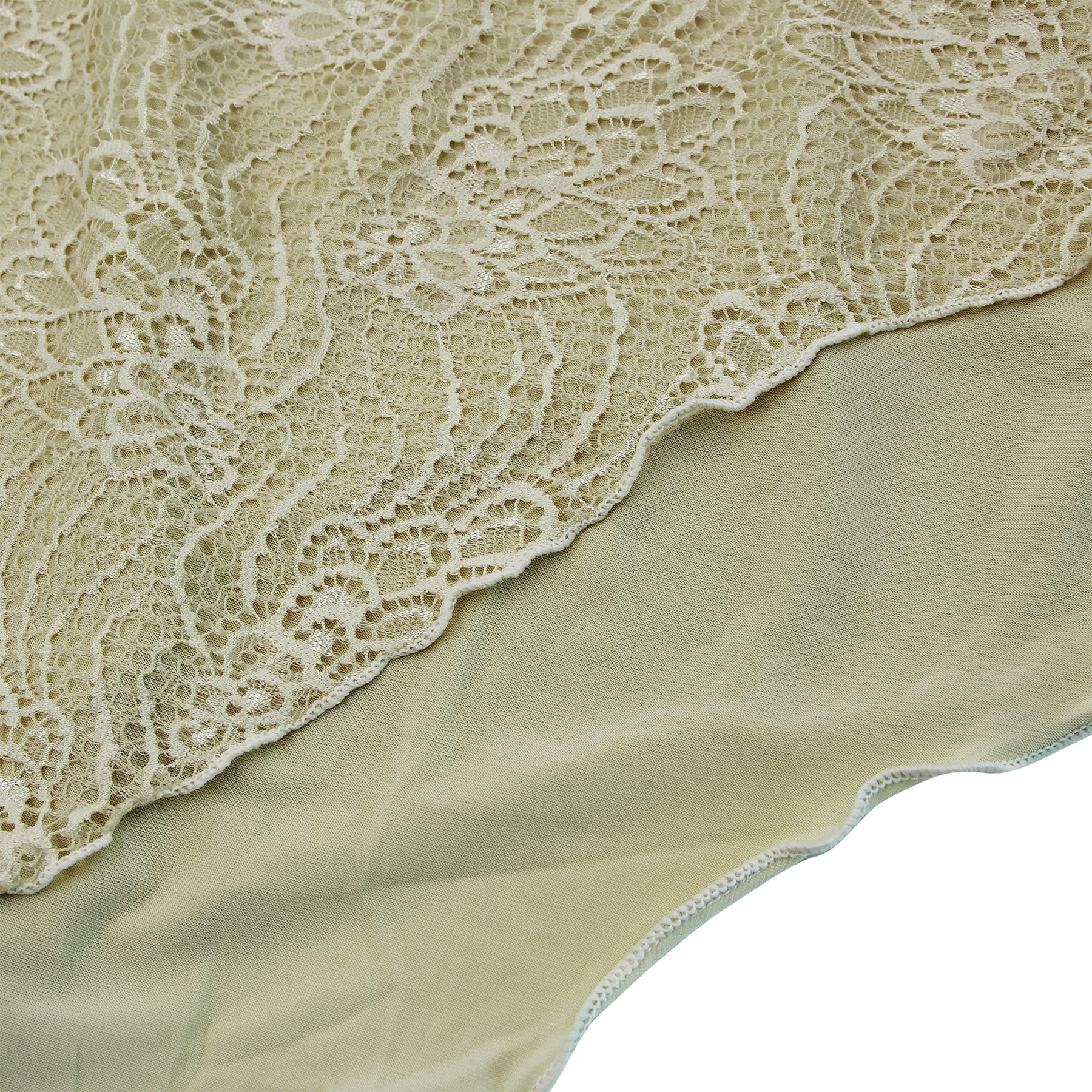 ANKOMINA Women's Muslim Hijab Head Wrap Scarf - Elegant Lace Prayer Shawl & Hair Cover for Modest Fashion | Perfect for Daily Wear, Prayer, Work & Special Occasions