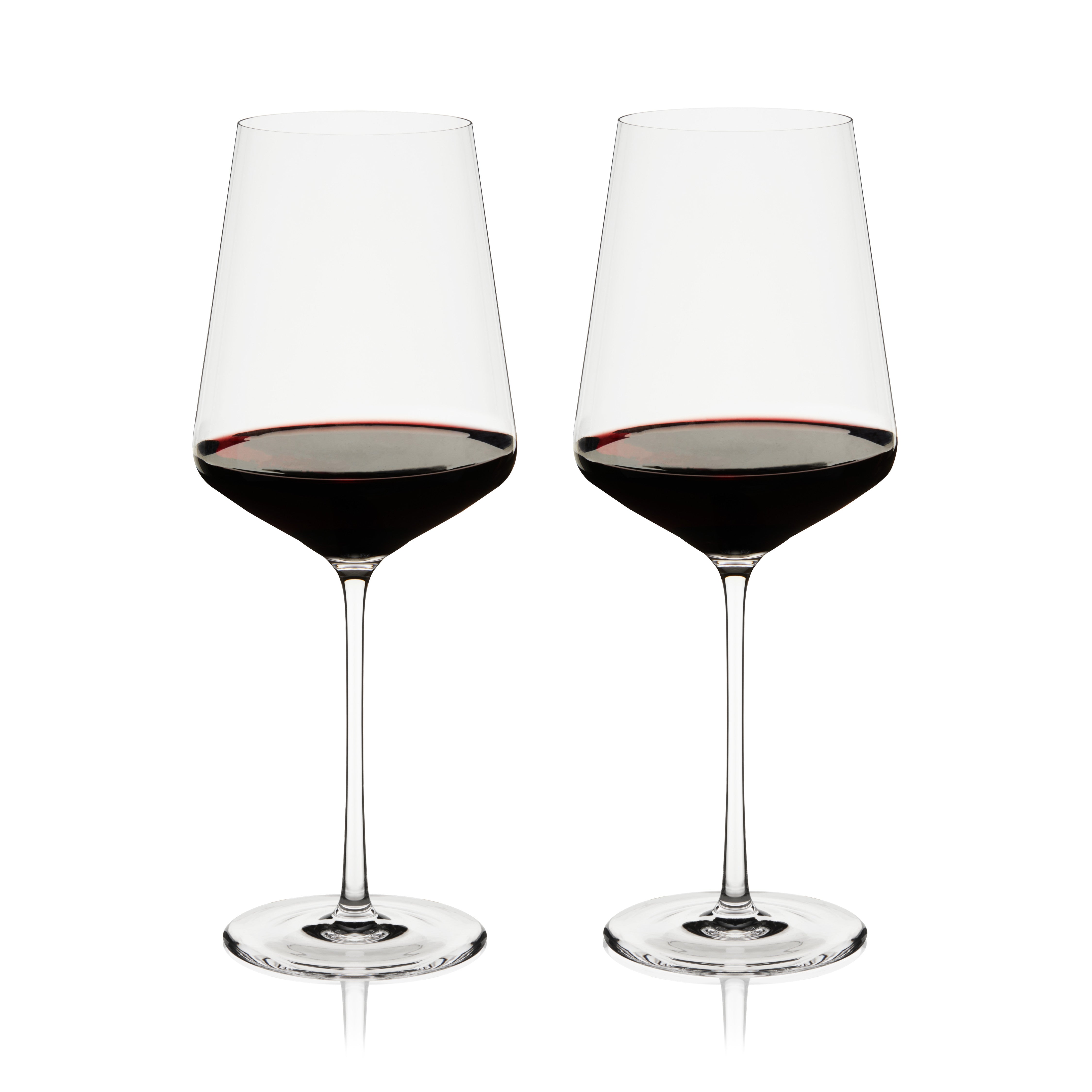 Premium Liminal Universal Wine Glasses Set of 2 - Elegant Stemware for Red & White Wines - Perfect for Dinner Parties, Romantic Dates & Home Entertaining