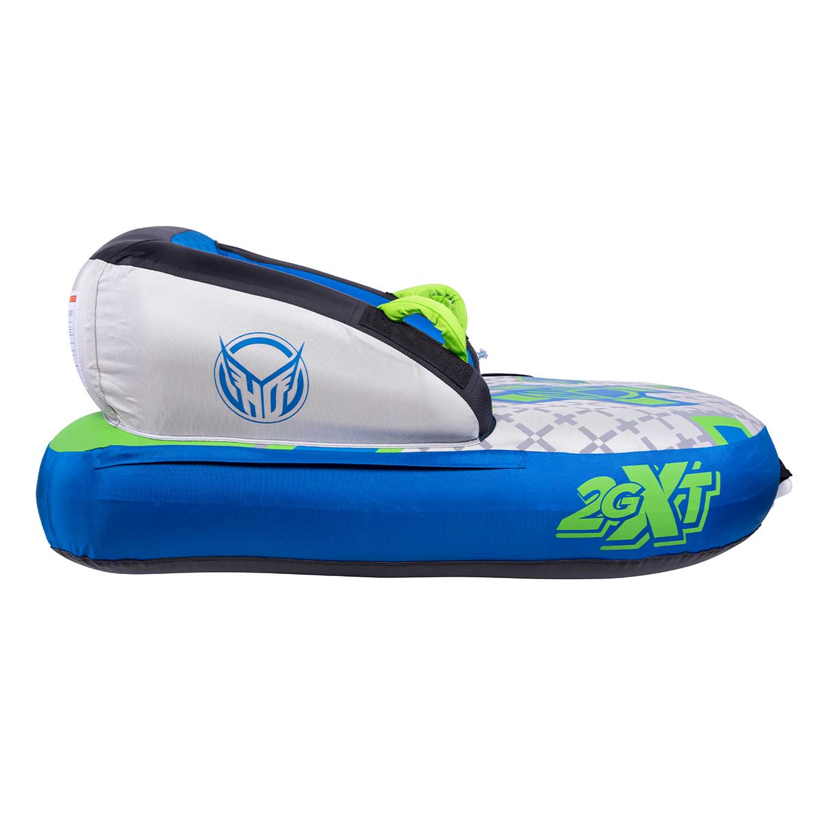 HO Sports 2G XT 2-Rider Towable Tube - Heavy Duty Inflatable Water Tube for Boating, Lakes & Rivers - Perfect for Family Fun & Summer Water Sports
