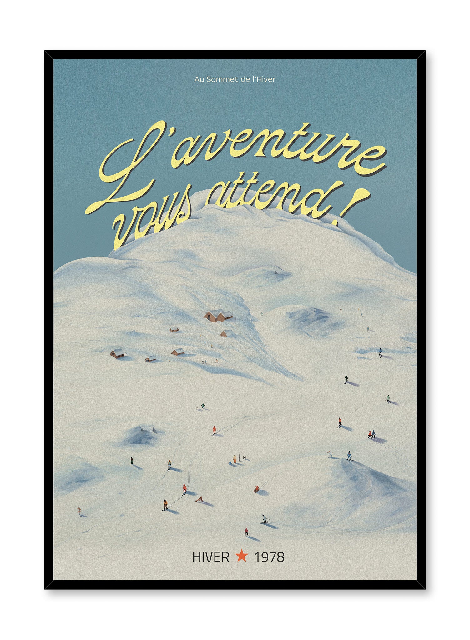 Adventure Awaits Inspirational Wall Art Poster - Motivational Travel Decor for Home, Office & Classroom - Perfect for Wanderlust Lovers & Adventure Seekers