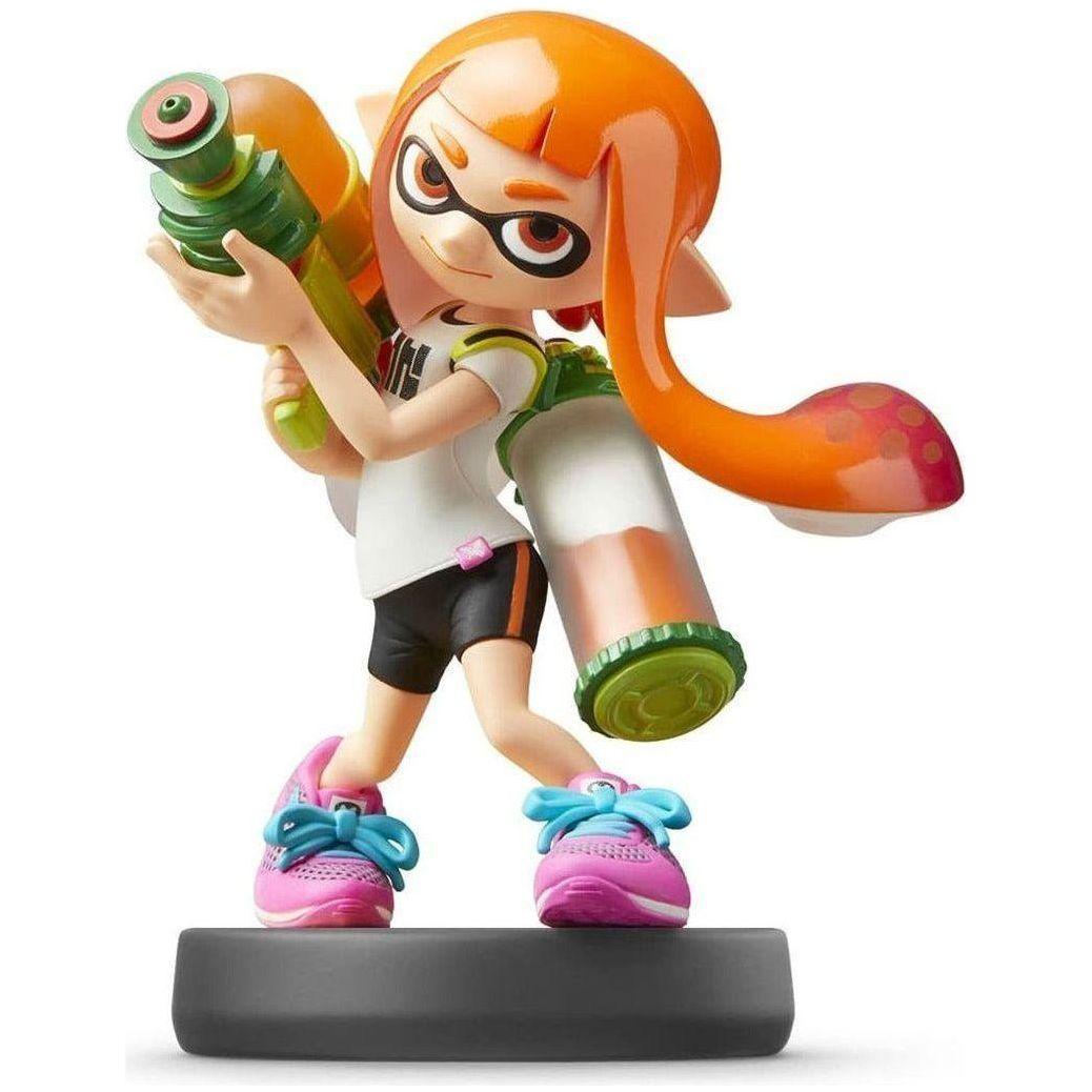 Official Nintendo Super Smash Bros Inkling Amiibo Figure - Compatible with Switch, Wii U & 3DS - Perfect for Gaming Collectors and Smash Bros Fans - Use for In-Game Unlocks, Display or Gift Giving