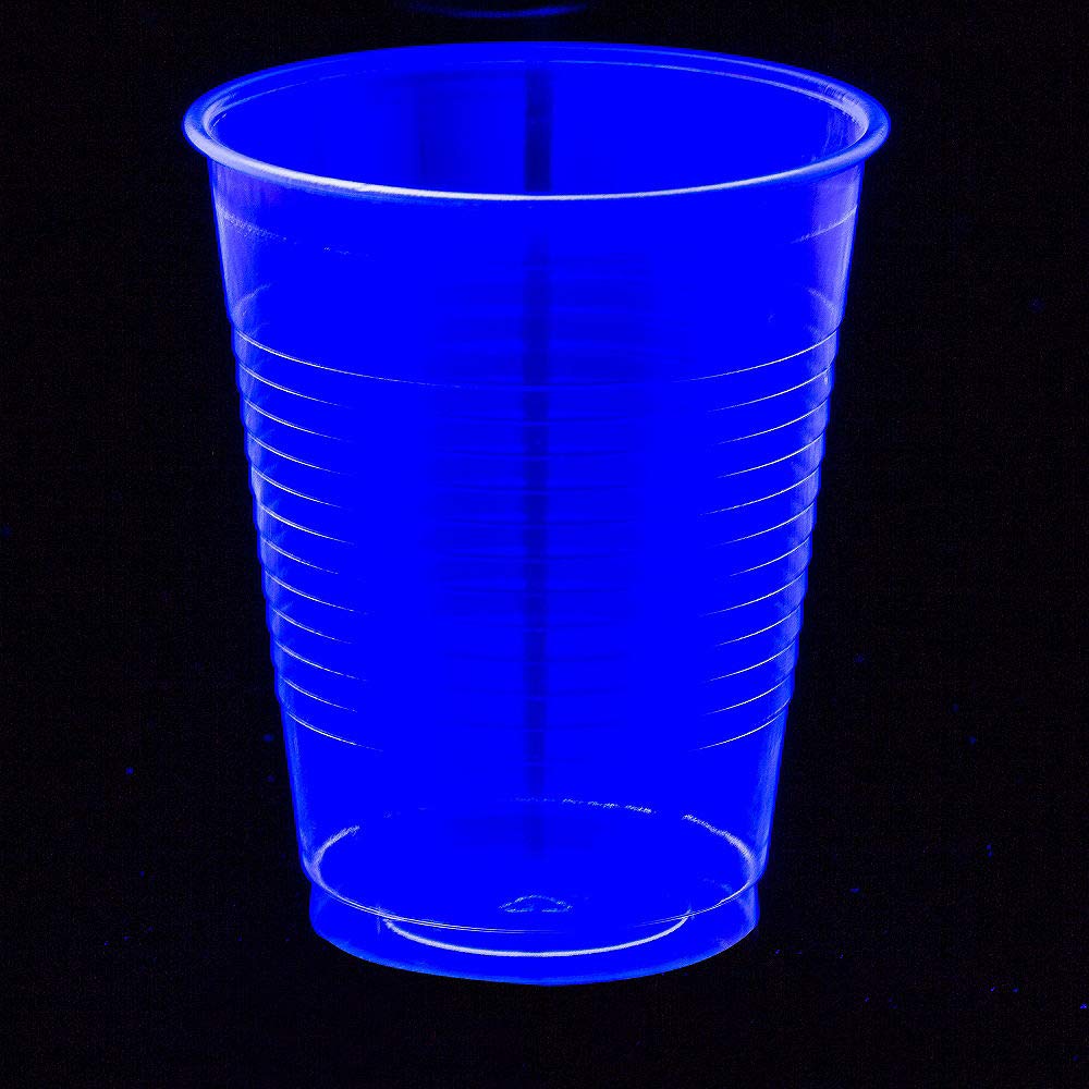 50-Pack 16oz Blue Disposable Party Cups - Bulk Plastic Cups for BBQs, Picnics, Birthdays & Outdoor Events