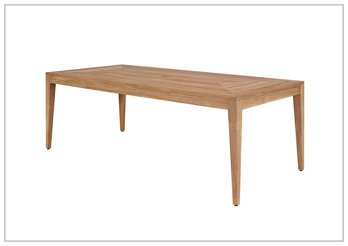 Chesapeake Outdoor Dining Table - Weather-Resistant Universal Furniture for Coastal Living - Perfect for Patio, Deck, and Backyard Entertaining