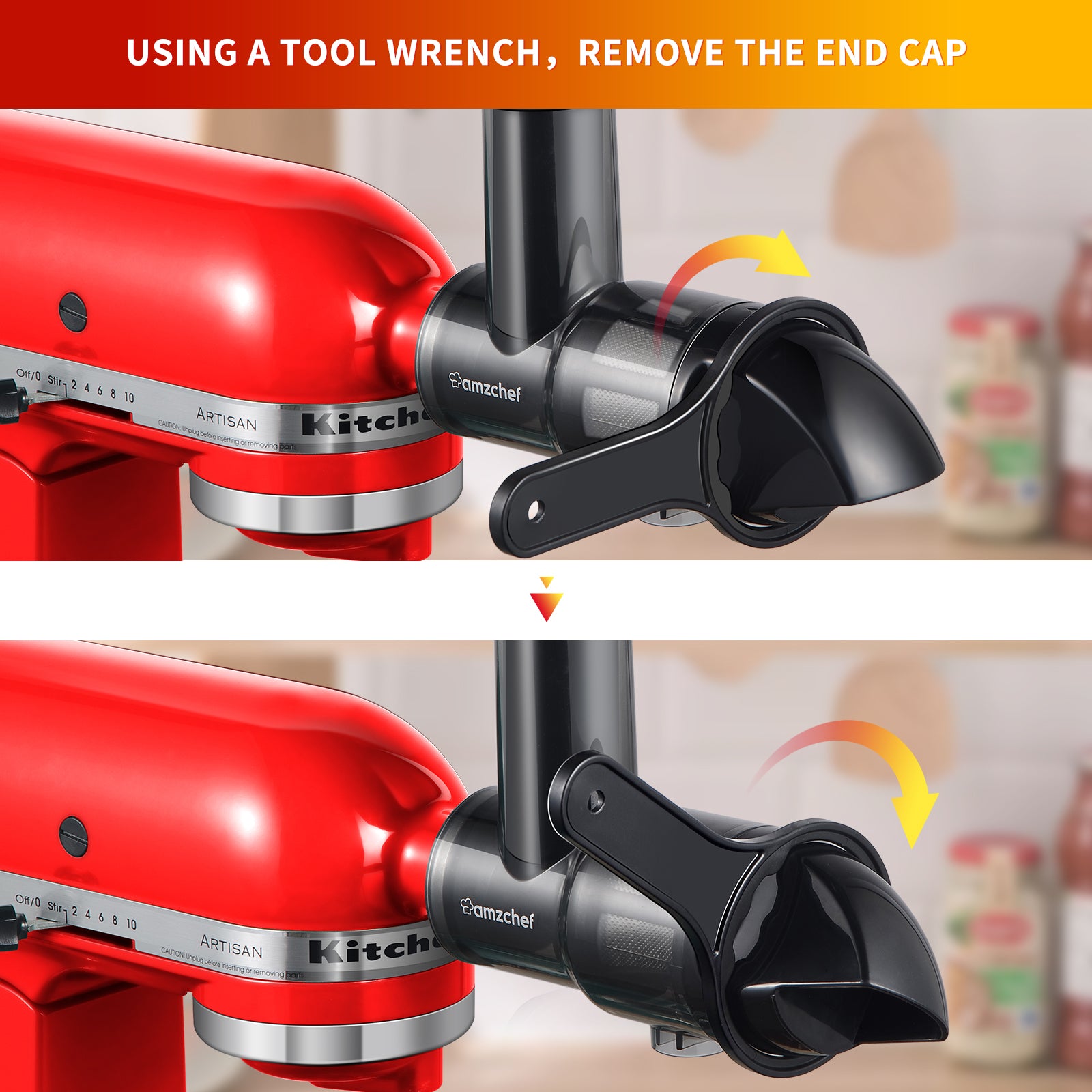 KitchenAid Slow Masticating Juicer Attachment - Cold Press Juicer for Fruits & Vegetables - Perfect for Healthy Juicing at Home, Smoothies & Detox Drinks