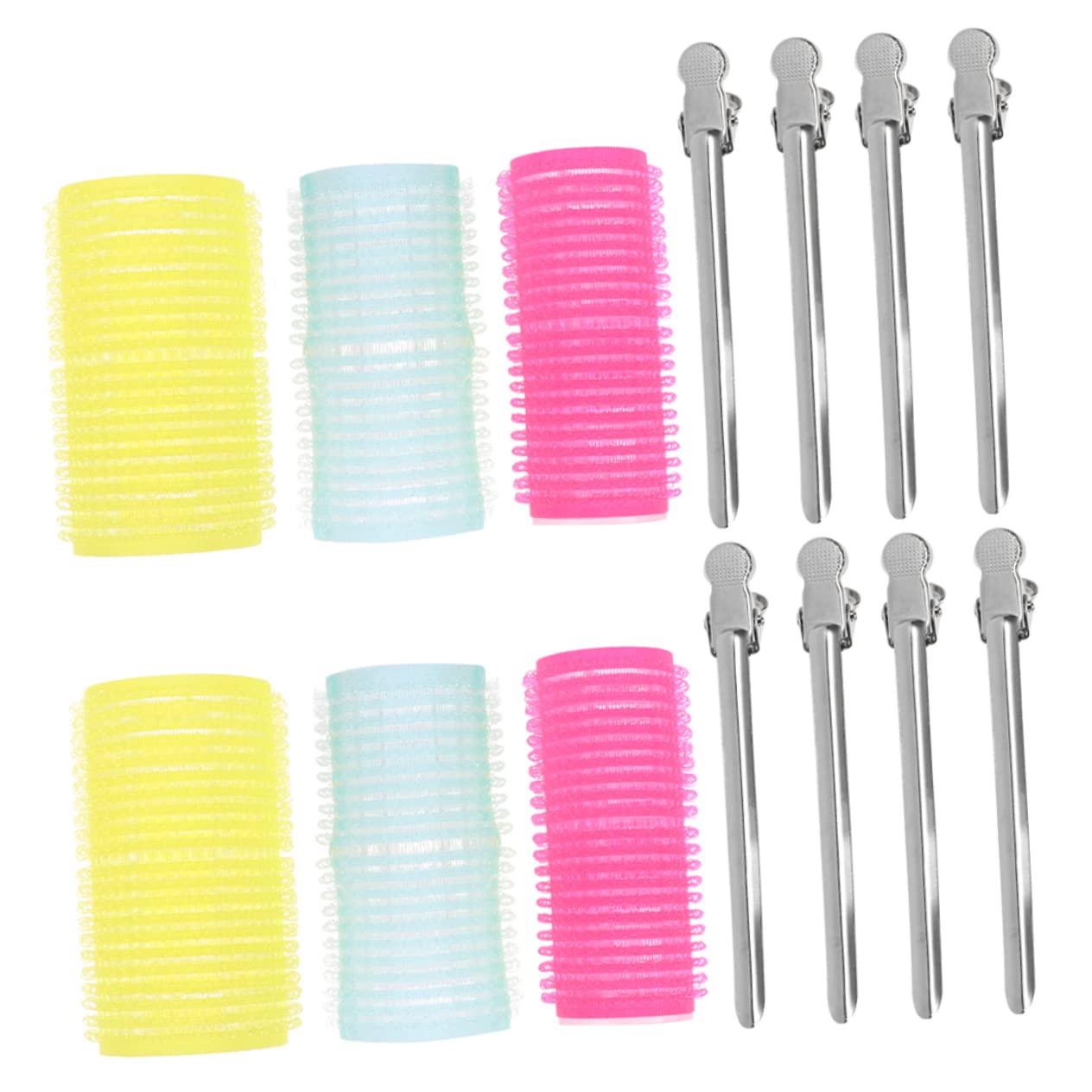 Minkissy Hair Rollers for Curly Hair & Bangs - DIY Hair Styling Tools Set with Curlers for Home & Salon Use - Perfect for Daily Styling, Parties & Special Occasions