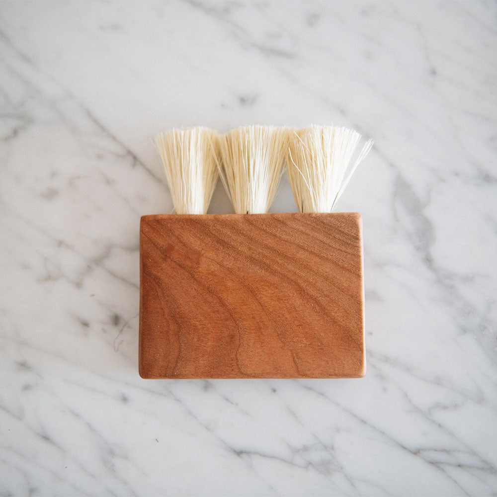 Premium Medium Wooden Counter Brush No. MT0932 - Natural Wood Handle for Kitchen, Bar & Restaurant Cleaning - Perfect for Countertops, Tables & Hard Surfaces