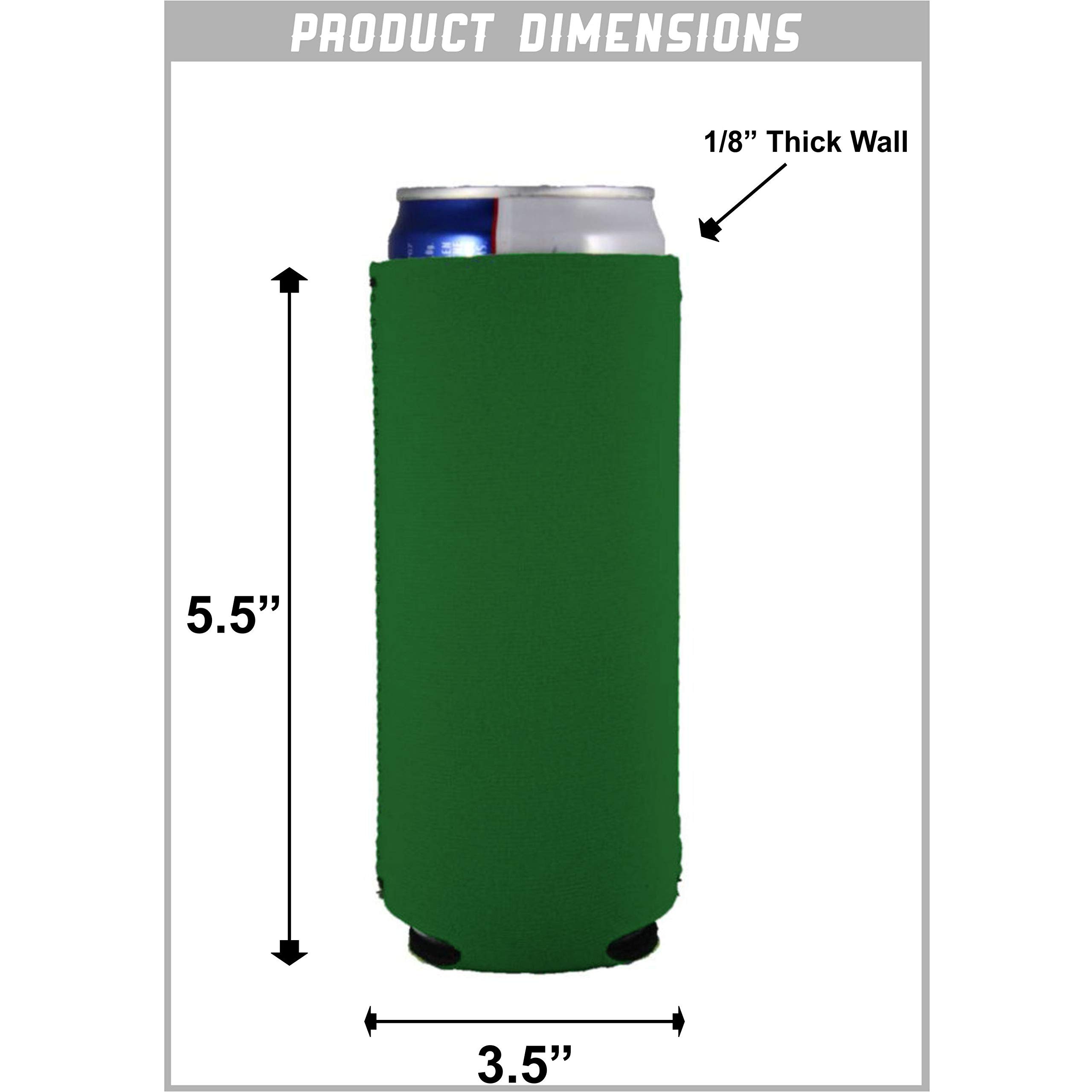 Cancer Sucks Slim Can Cooler (Black, 2 Pack) - Insulated Beer Can Holder for Drinks, Perfect for Cancer Awareness Events, Fundraisers & Outdoor Activities